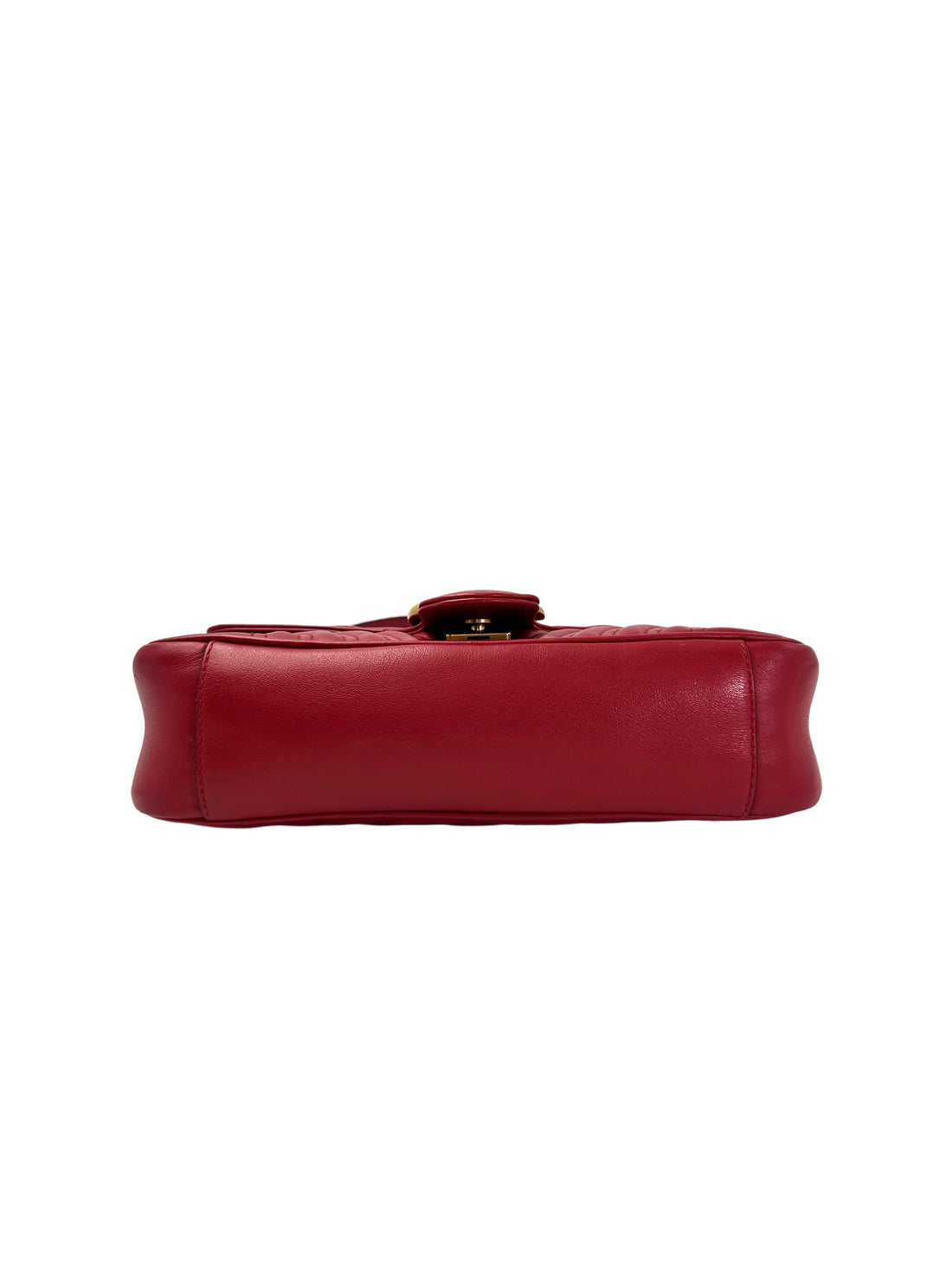 Gucci GG Marmont Red Matelasse Leather Shoulder Bag GG959