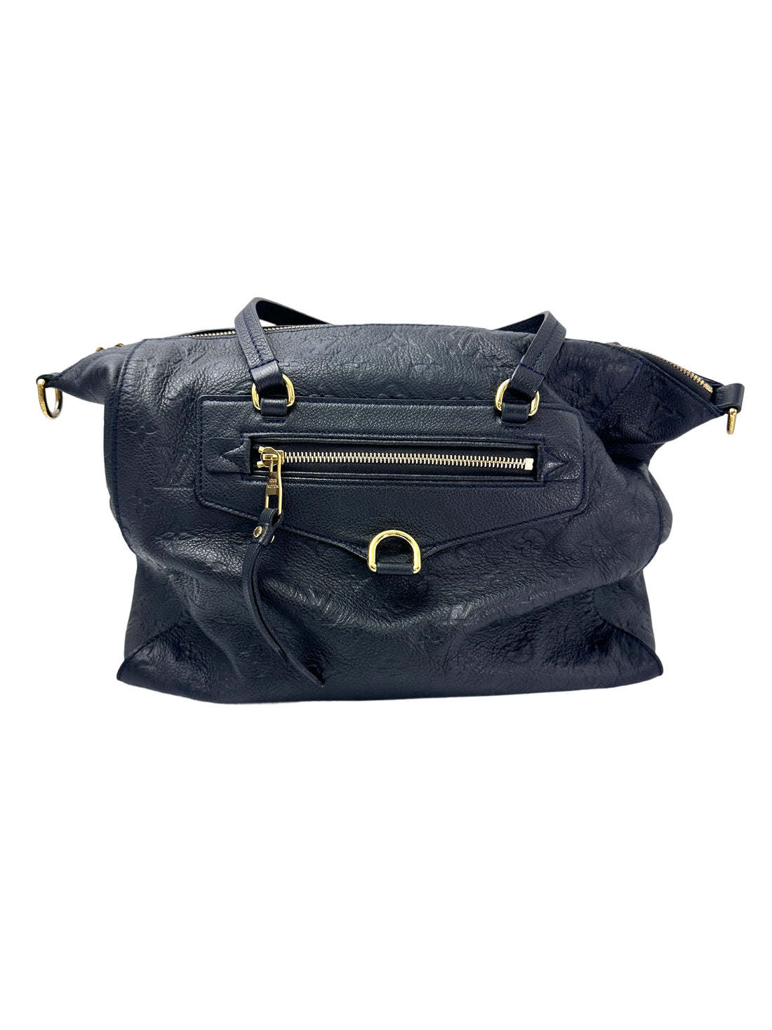 Louis Vuitton Black Monogram Empreinte Lumineuse Tote Handle Bag LV2710