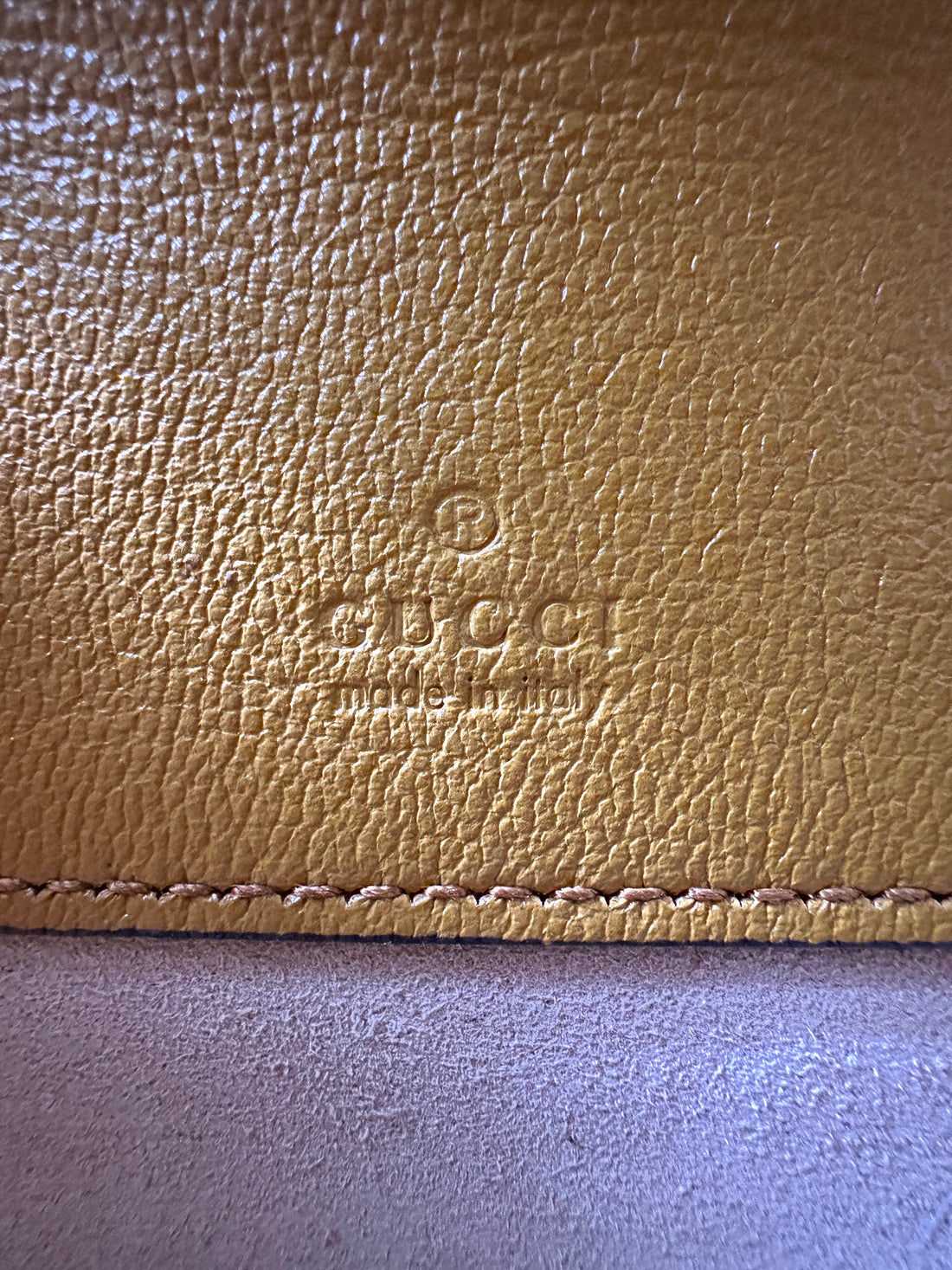 Gucci Padlock GG Canvas & White Leather Top Handle Bag GG966