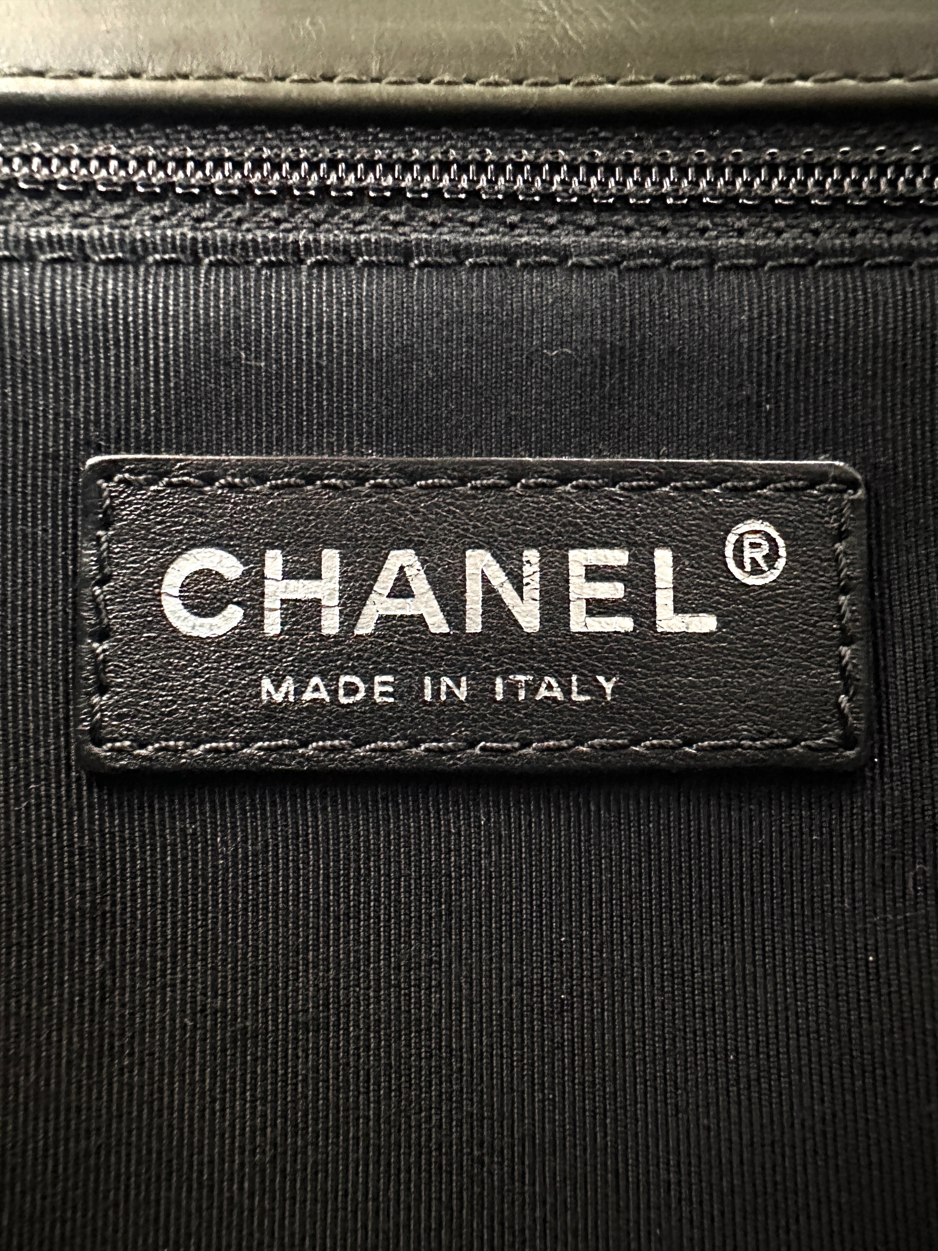 Chanel LeBoy Green Leather Medium Size Flap Bag(15***19) CC1945