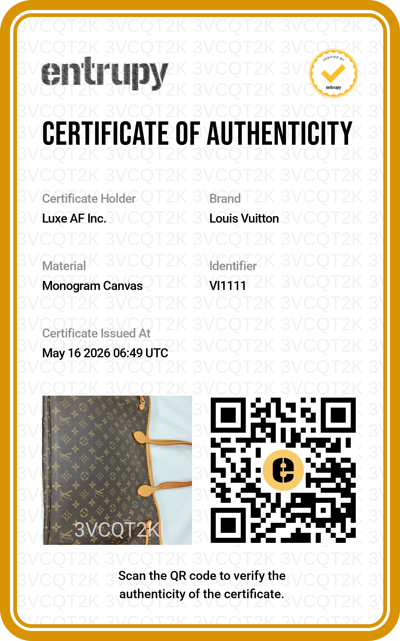 Louis Vuitton Neverfull GM Monogram Canvas Handle Bag LV2709