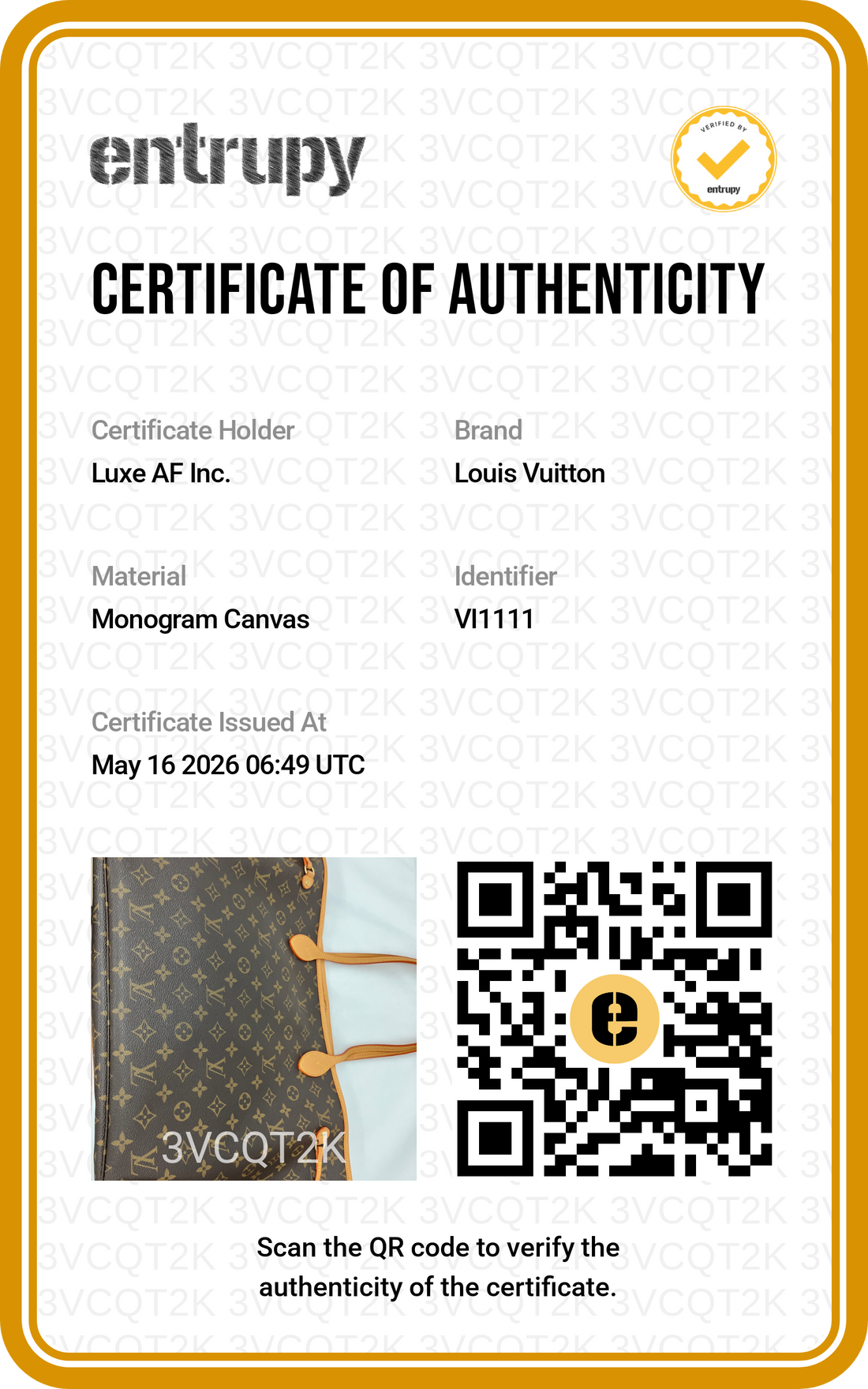 Louis Vuitton Neverfull GM Monogram Canvas Handle Bag LV2709