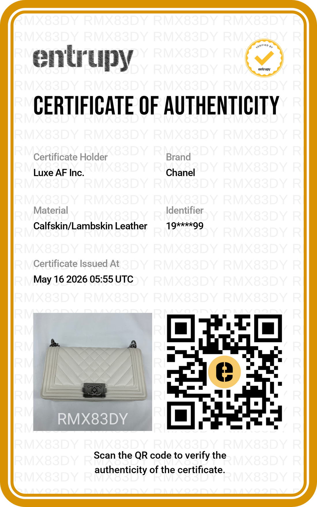 Chanel LeBoy White Quilted Calfskin Medium Size Flap Bag With Silver Buckle(19***99) CC1939