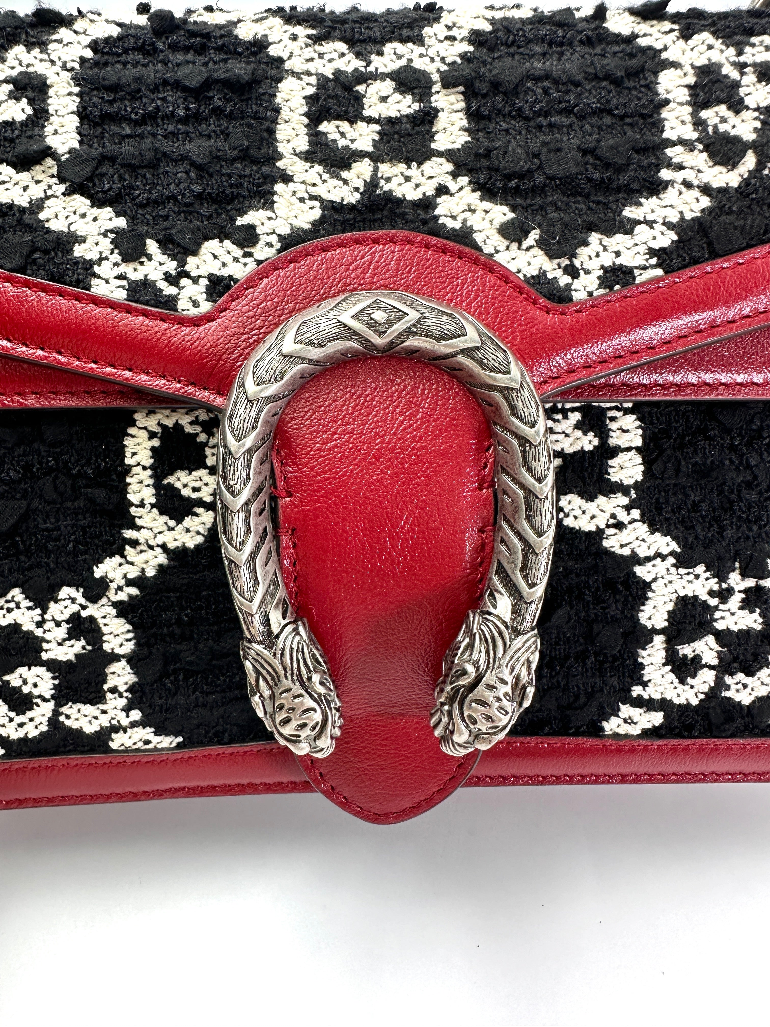 Gucci Dionysus Multicolor Tweed Medium Size Shoulder Bag GG973
