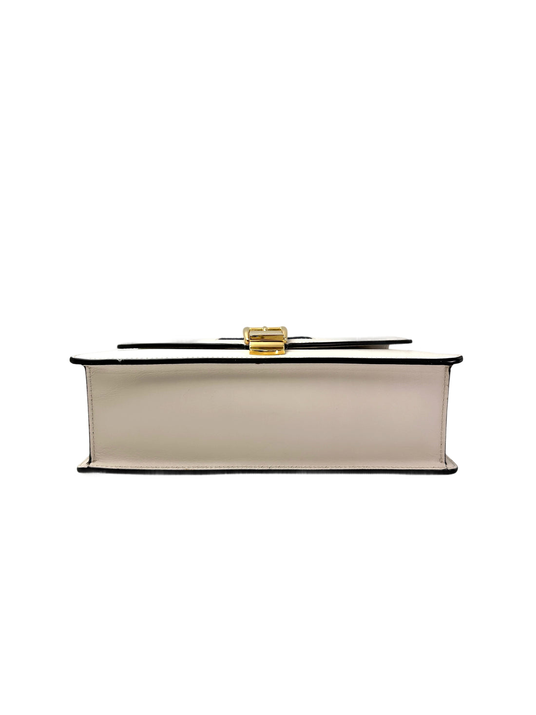 Gucci Sylvie White Leather Shoulder Bag GG970