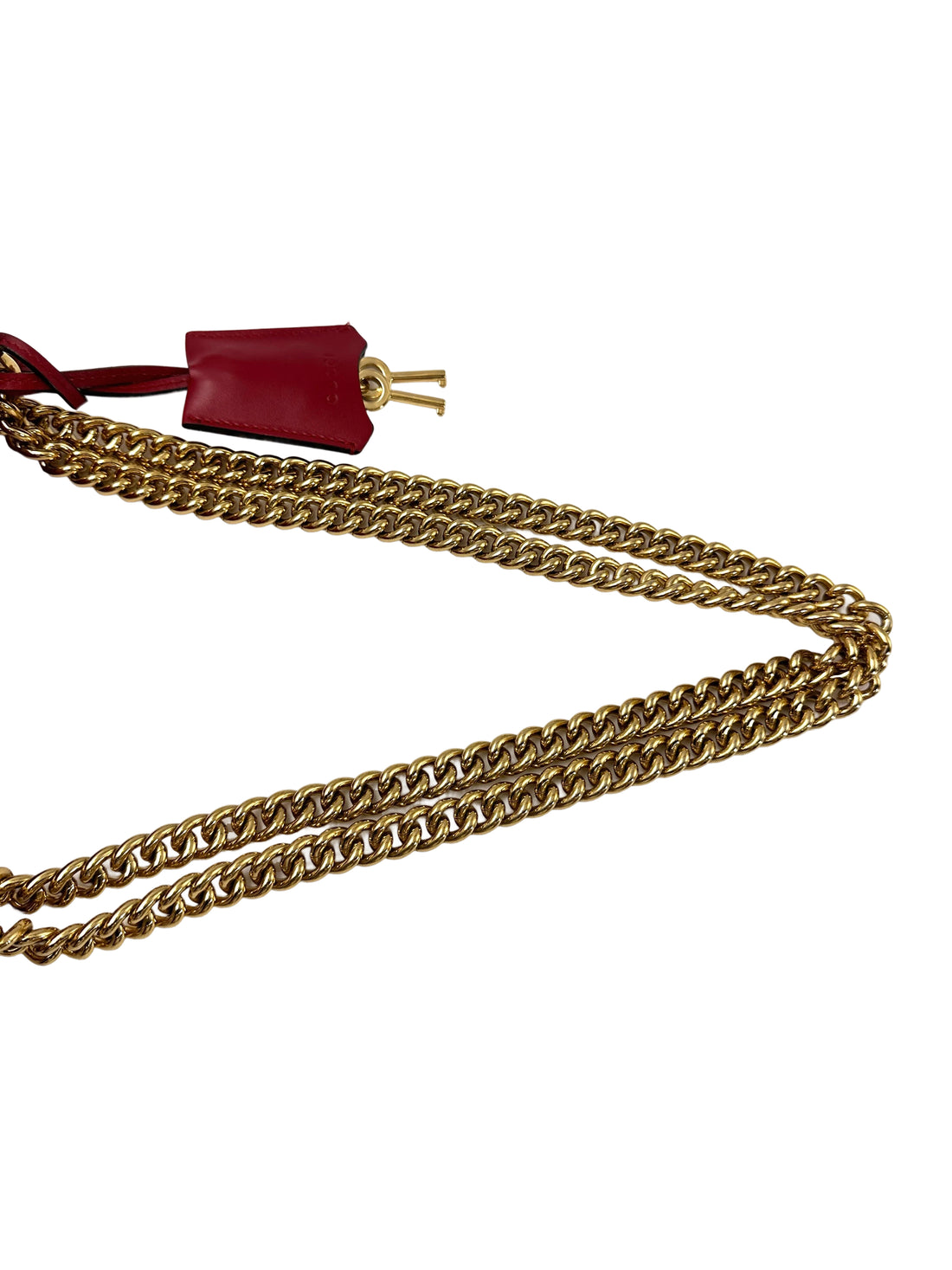 Gucci Padlock Red Guccissima Leather Shoulder Bag GG969