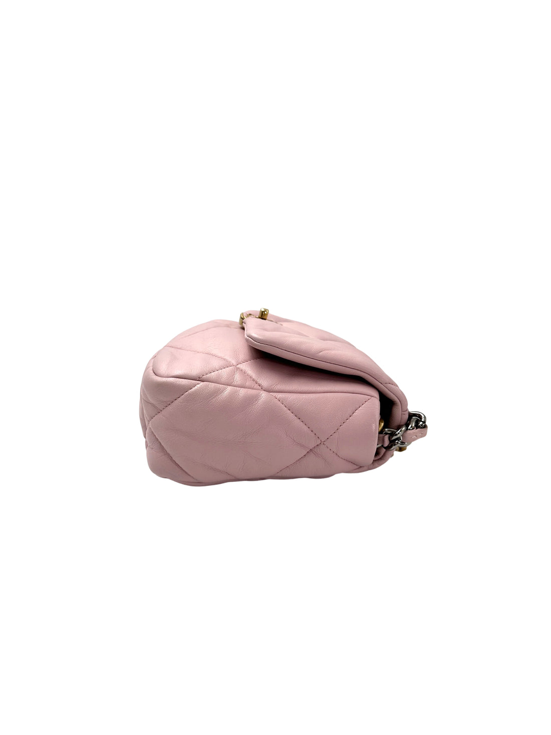Chanel 19Bag Pink Quilted Lambskin Flap Bag(31***10) CC1952