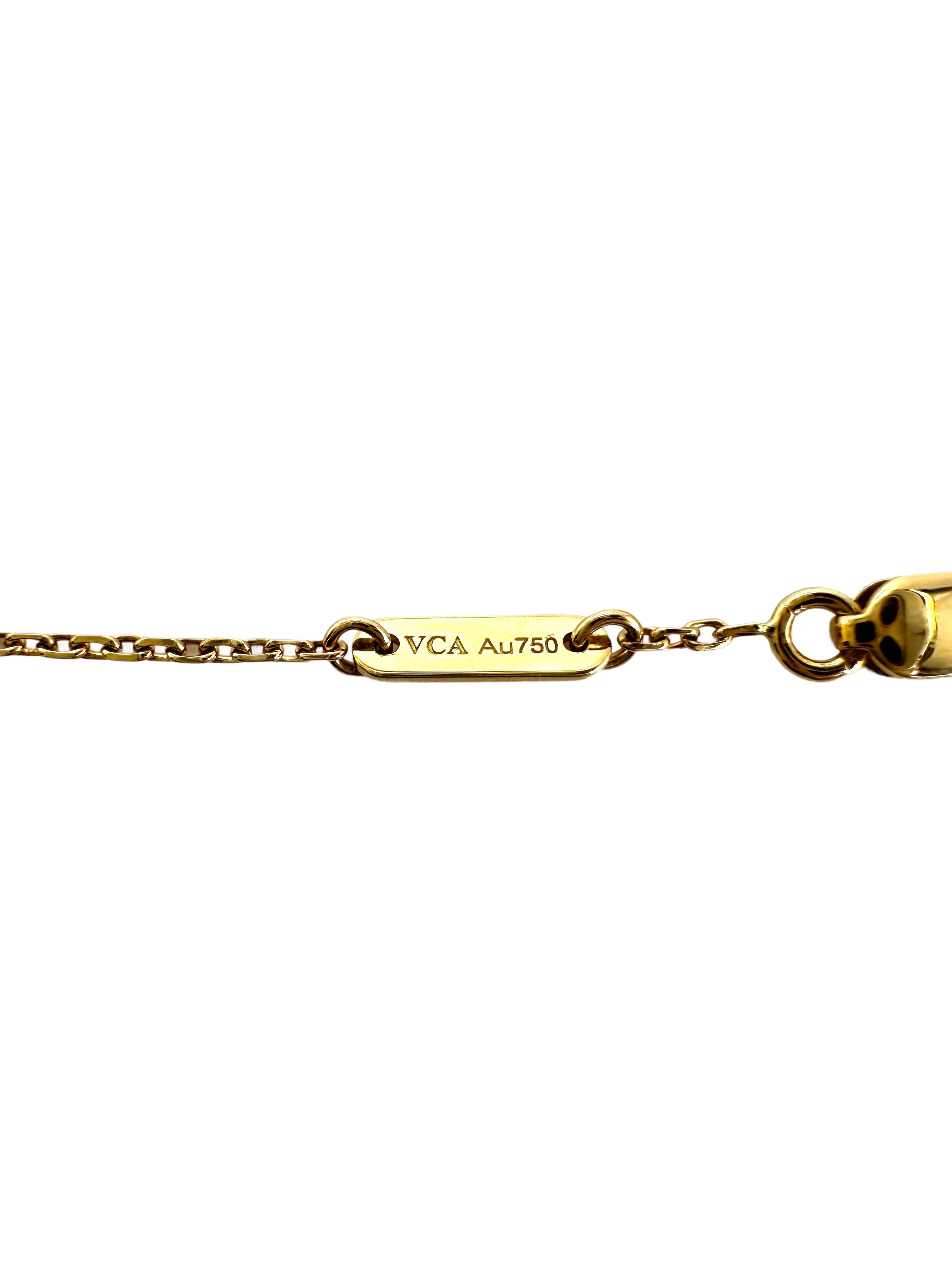 Van Cleef & Arpels White Alhambra Pendant VC03