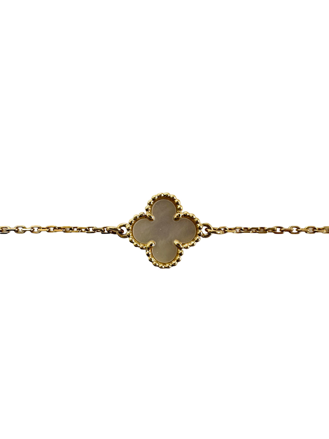 Van Cleef & Arpels White Alhambra Pendant VC03