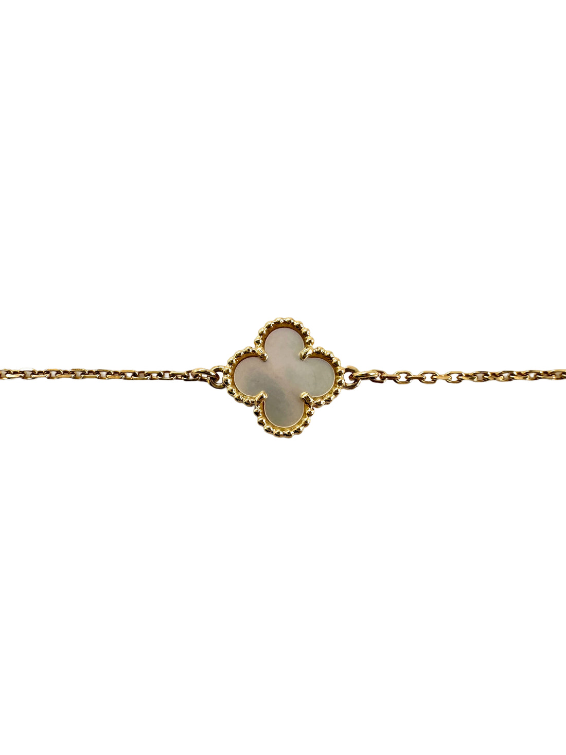 Van Cleef & Arpels White Alhambra Pendant VC03