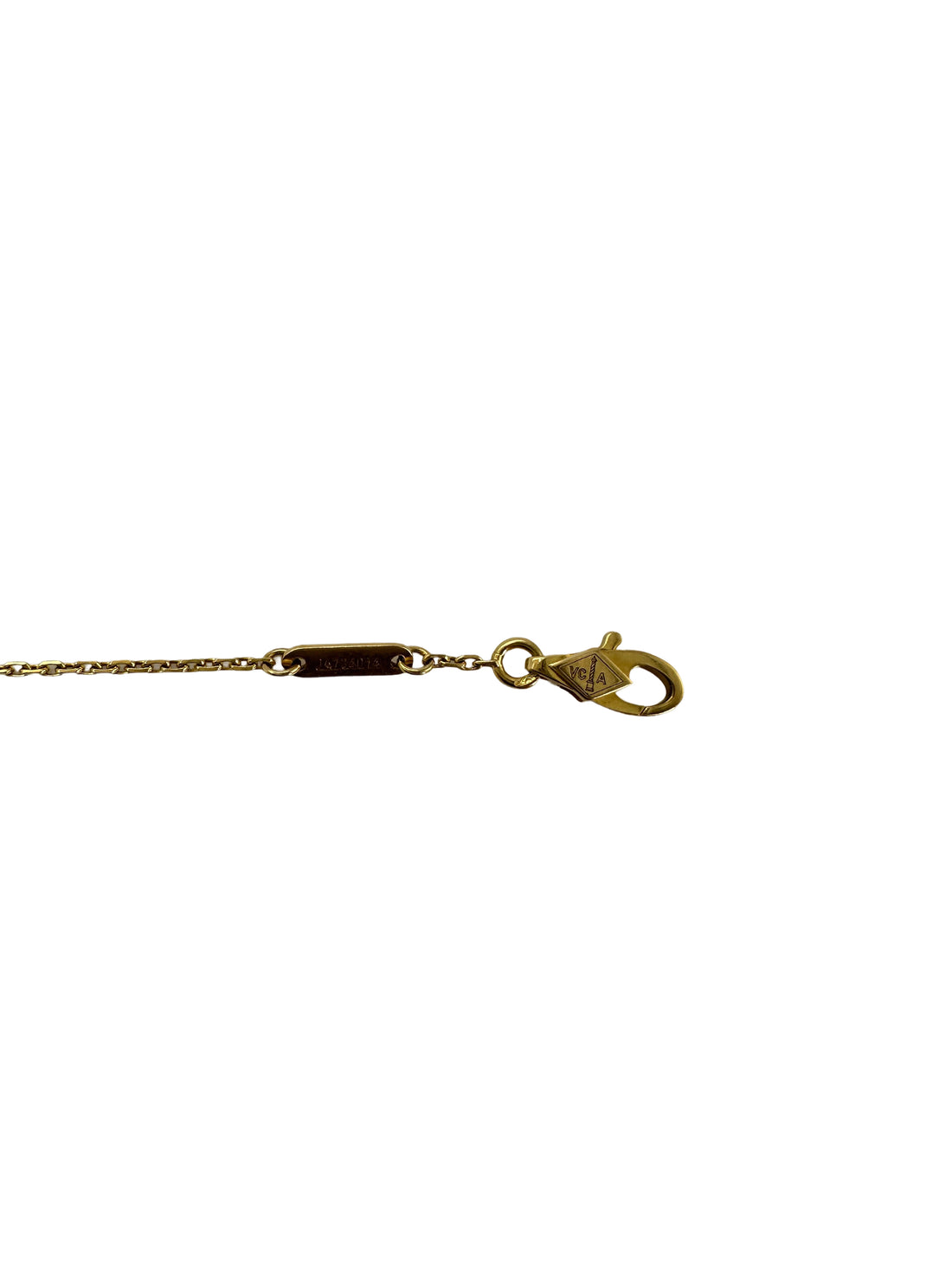 Van Cleef & Arpels White Alhambra Pendant VC04