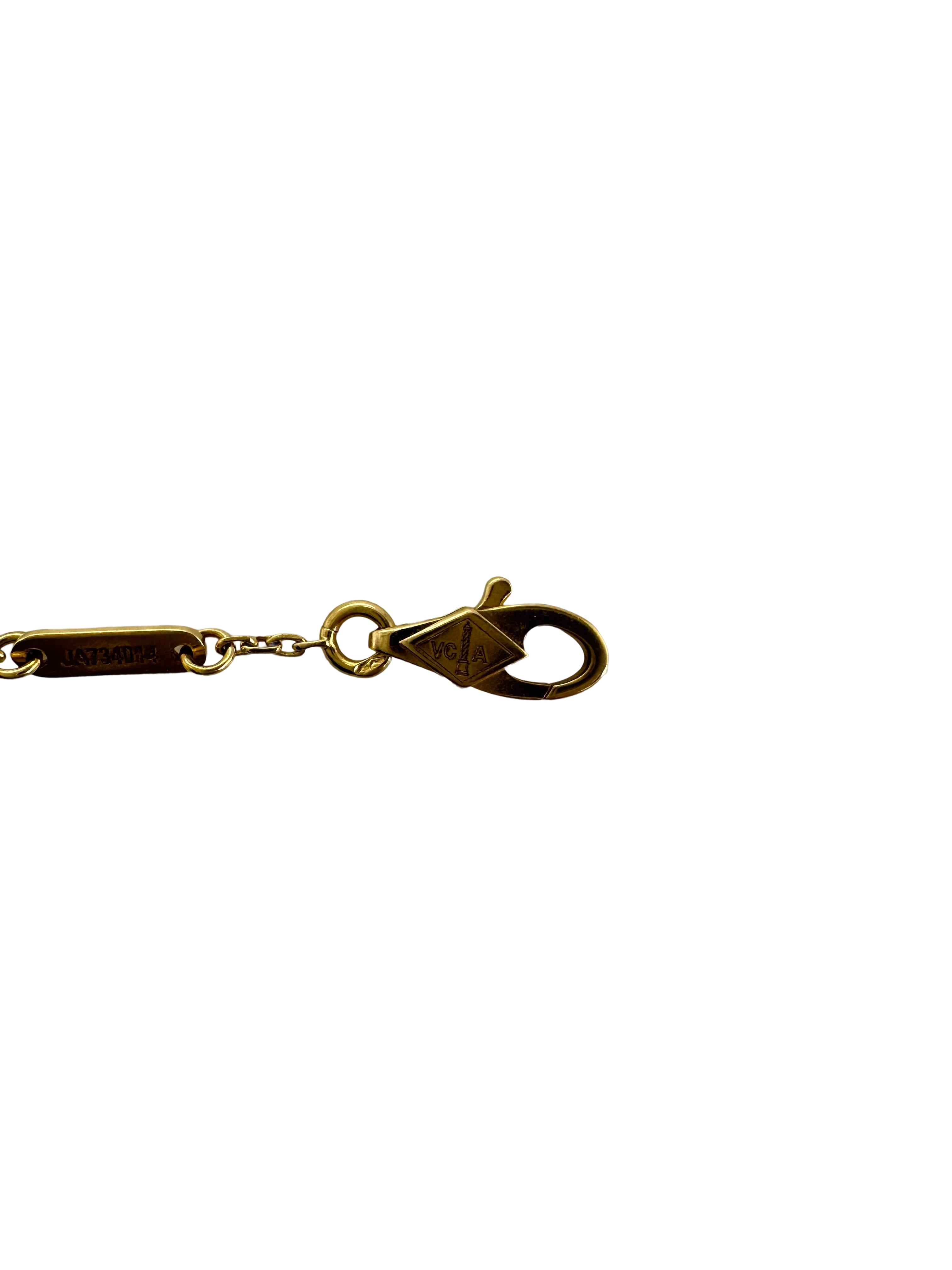 Van Cleef & Arpels White Alhambra Pendant VC04