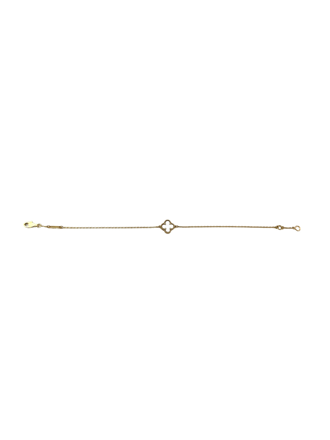Van Cleef & Arpels White Alhambra Pendant VC04