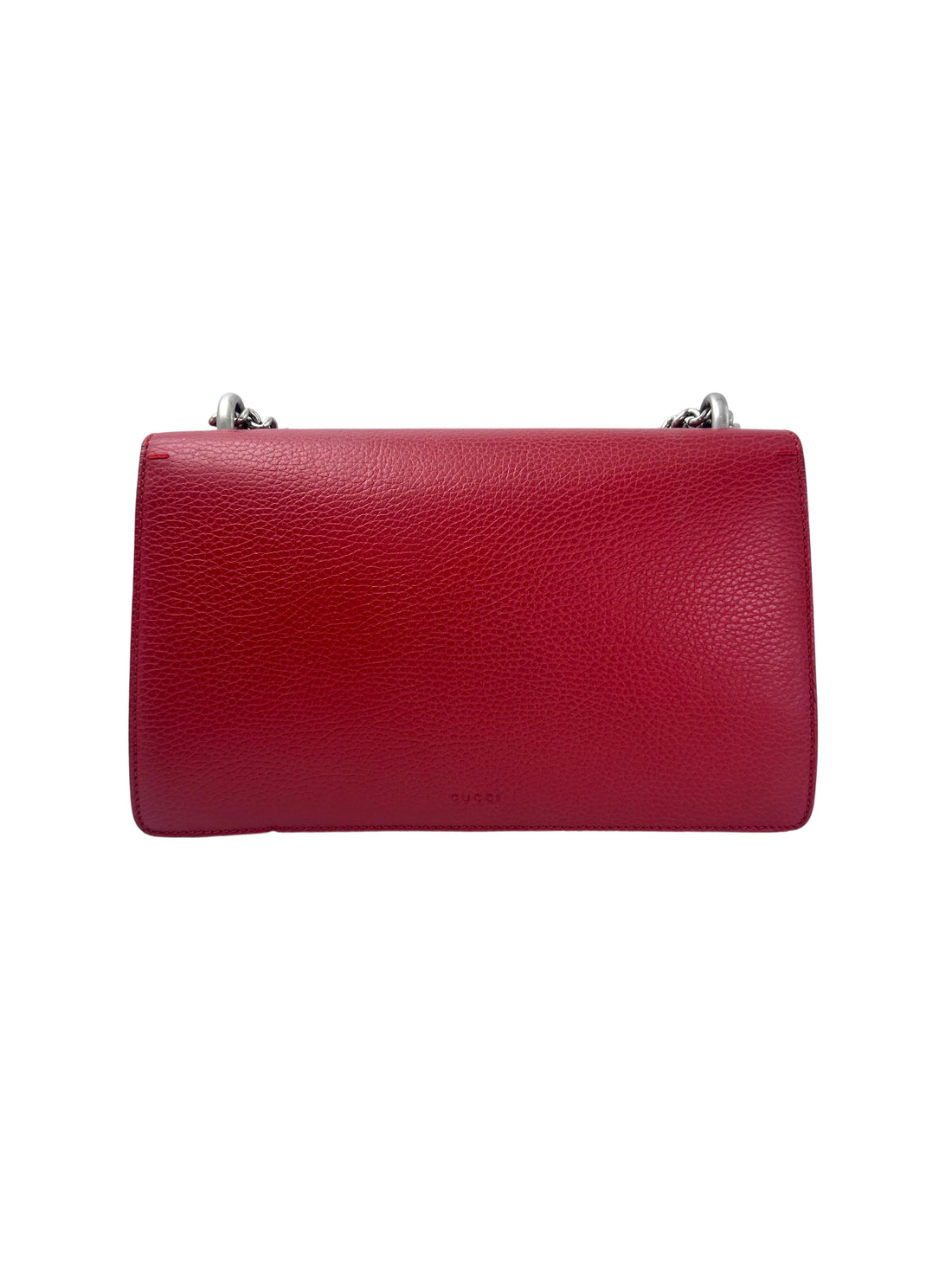 Gucci Dionysus Red Leather Medium Size Shoulder Bag GG976