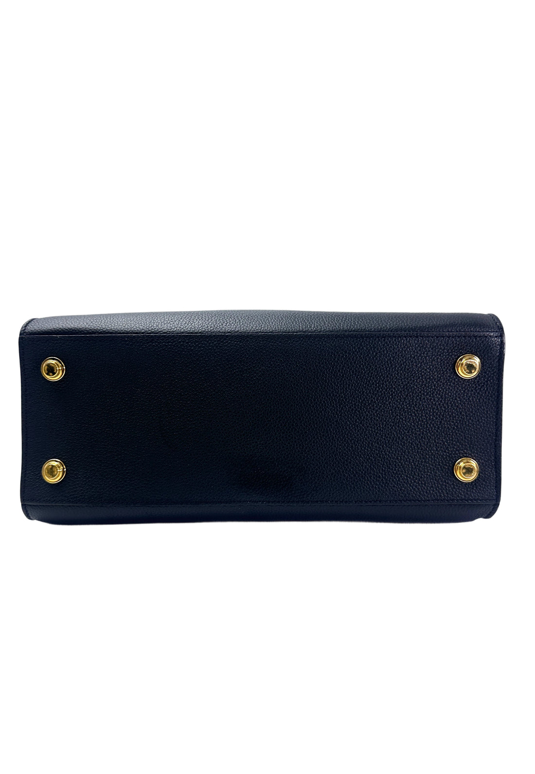 Louis Vuitton City Steamer Black Grained Leather Handle Bag LV2722