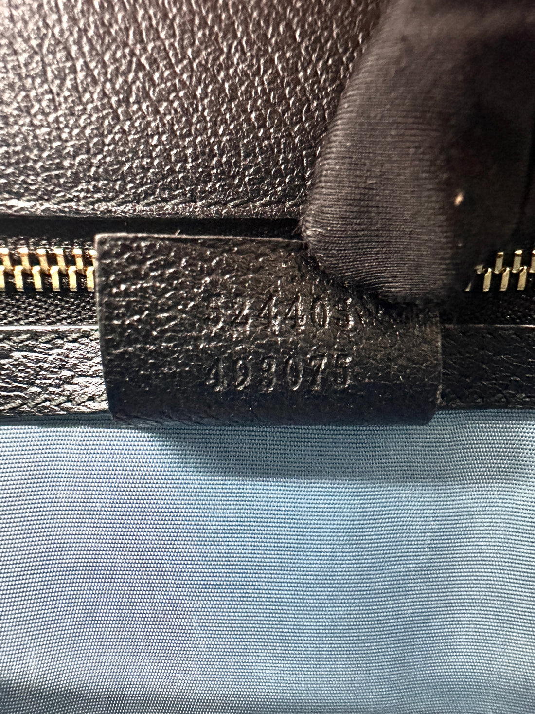 Gucci Sylvie Bee Star Black Leather Small Size Shoulder Bag GG981