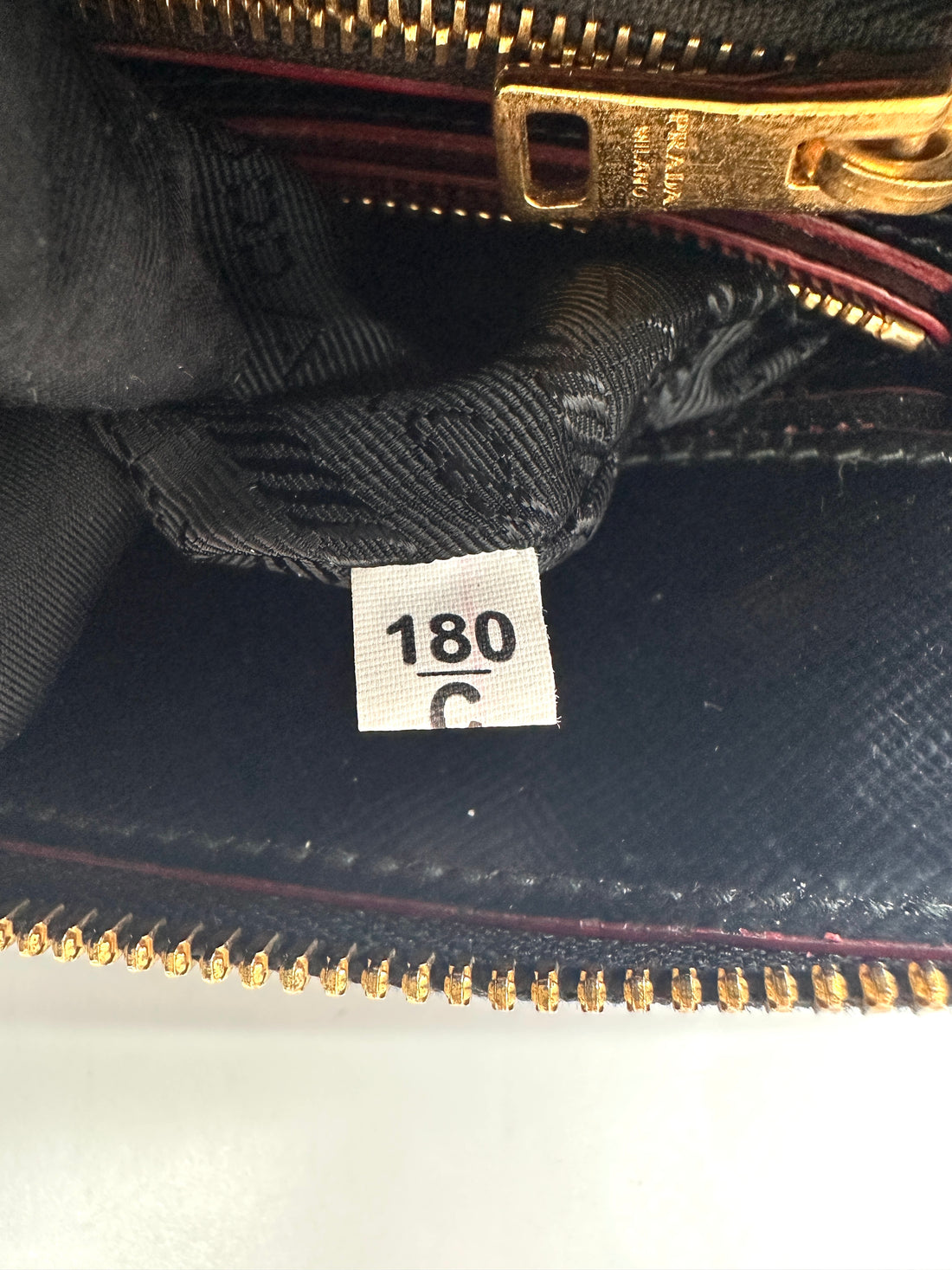 Prada Promenade Black Saffiano Patent Leather Handle Bag PR325