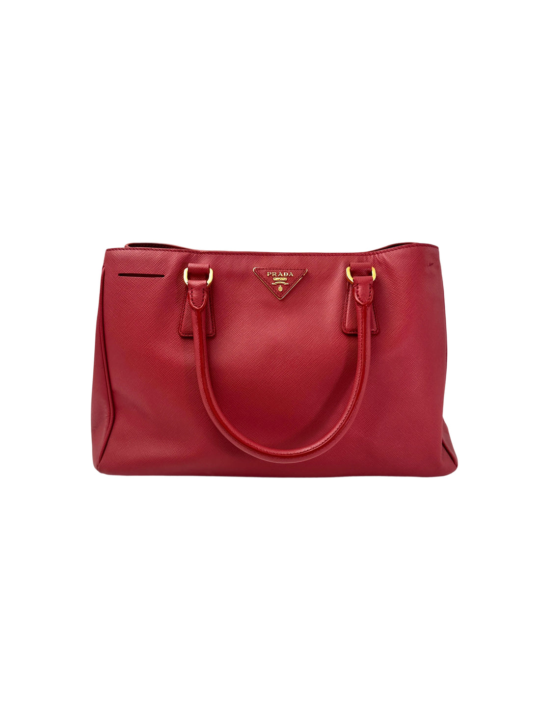 Prada Galleria Pink Saffiano Leather Large Size Handle Bag PR326