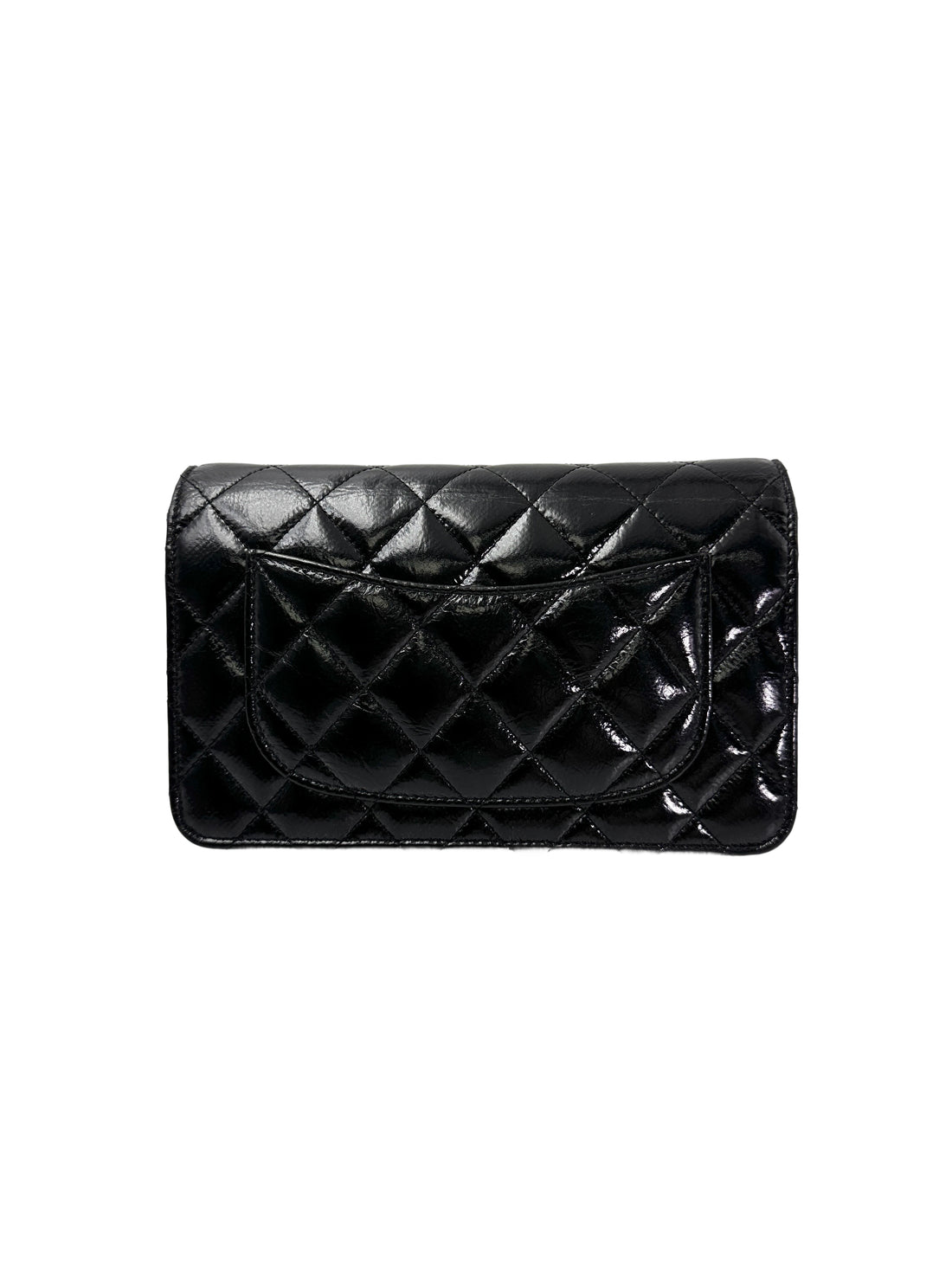 Chanel 2.55 Reissue Black Quilted Calfskin Wallet On Chain(20***18) CC1953