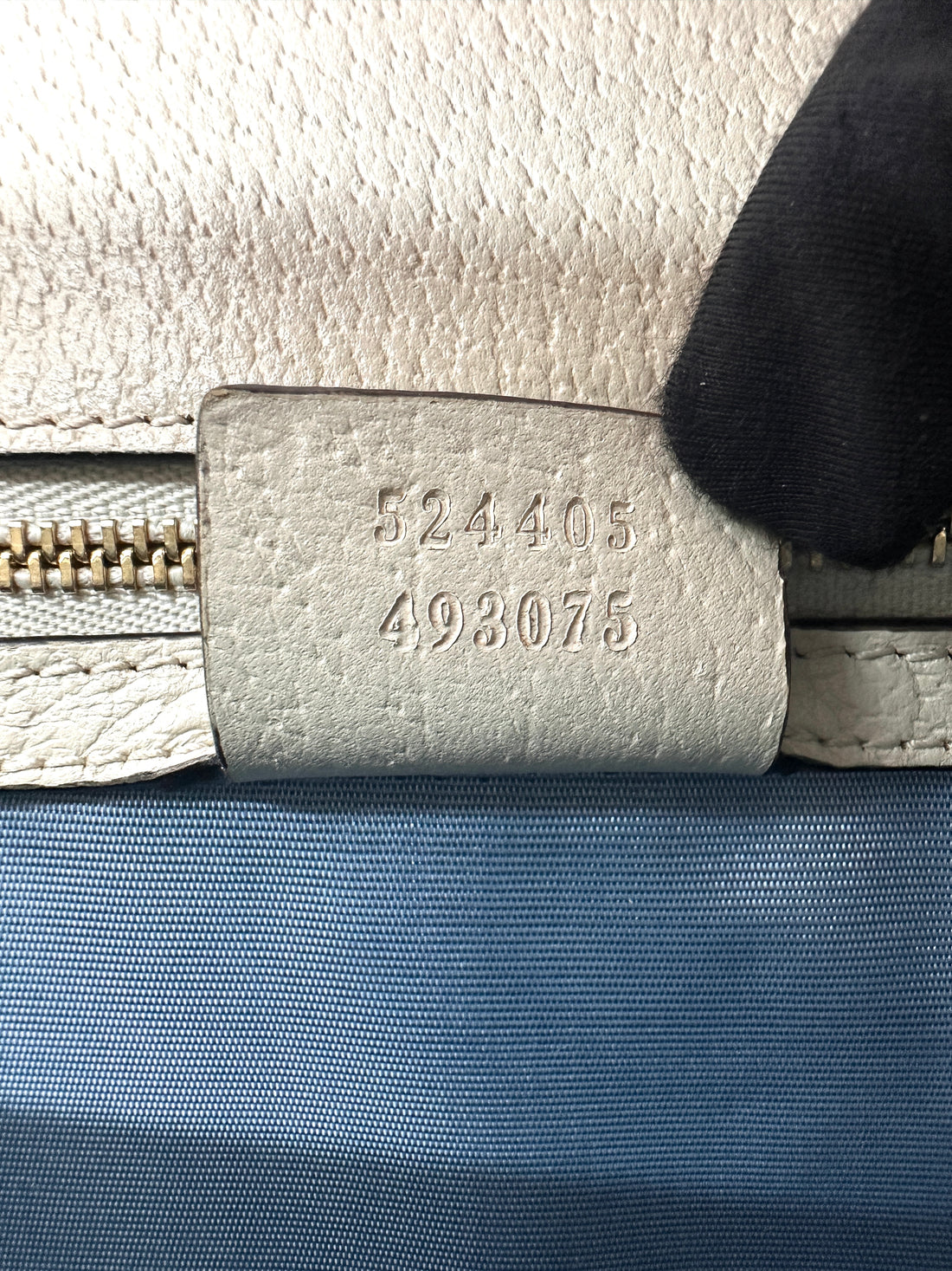 Gucci Sylvie Bee Star White Leather Shoulder Bag GG975