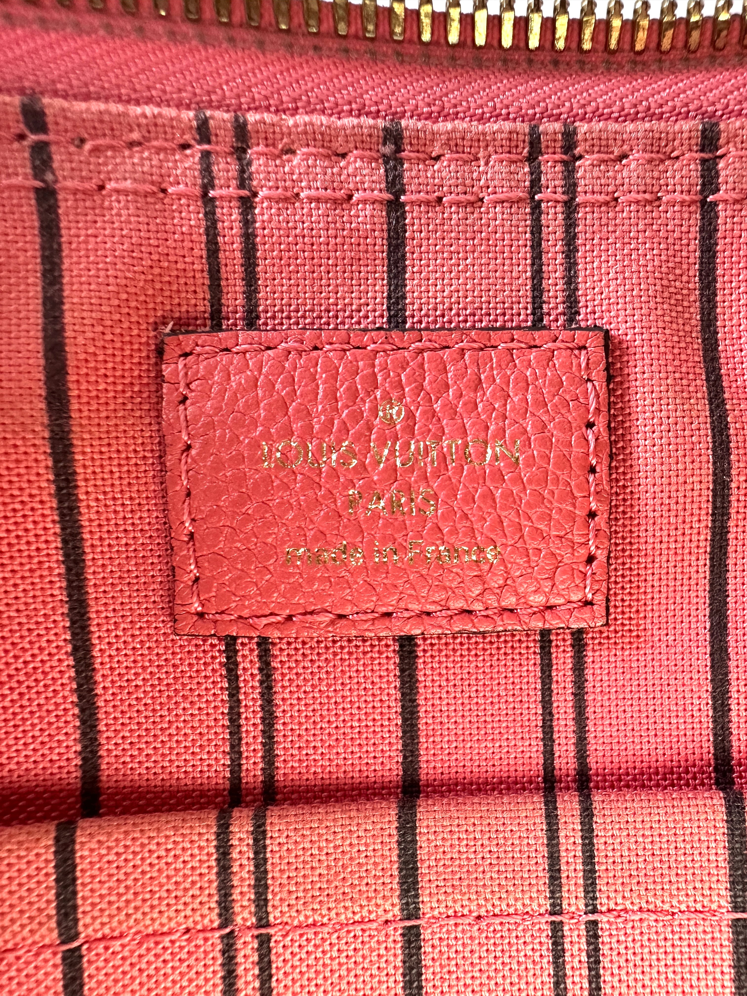 Louis Vuitton Speedy20 Pink Monogram Empreinte Leather Handle Bag LV2724