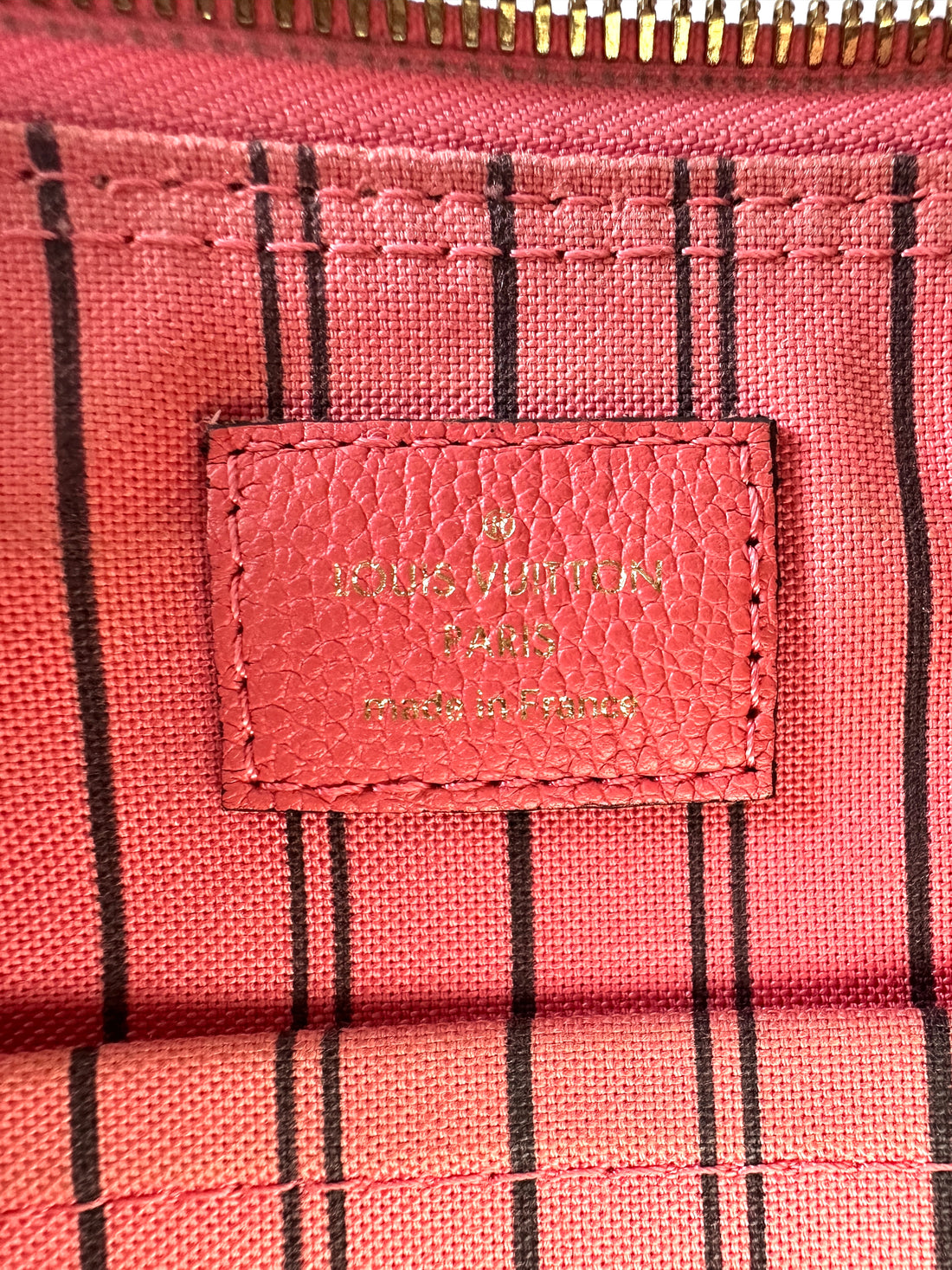 Louis Vuitton Speedy20 Pink Monogram Empreinte Leather Handle Bag LV2724