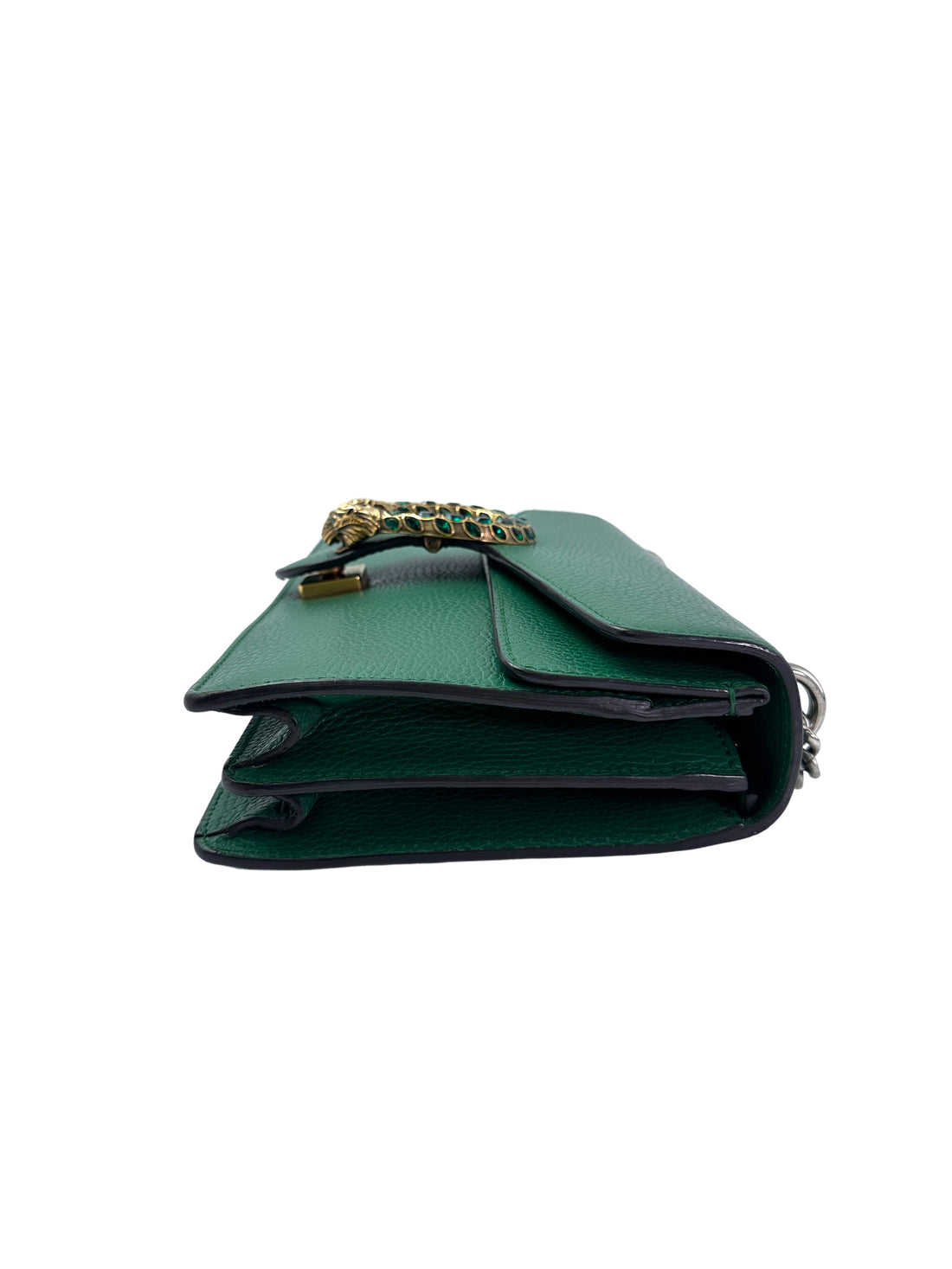 Gucci Dionysus Green Leather Medium Size Shoulder Bag GG983