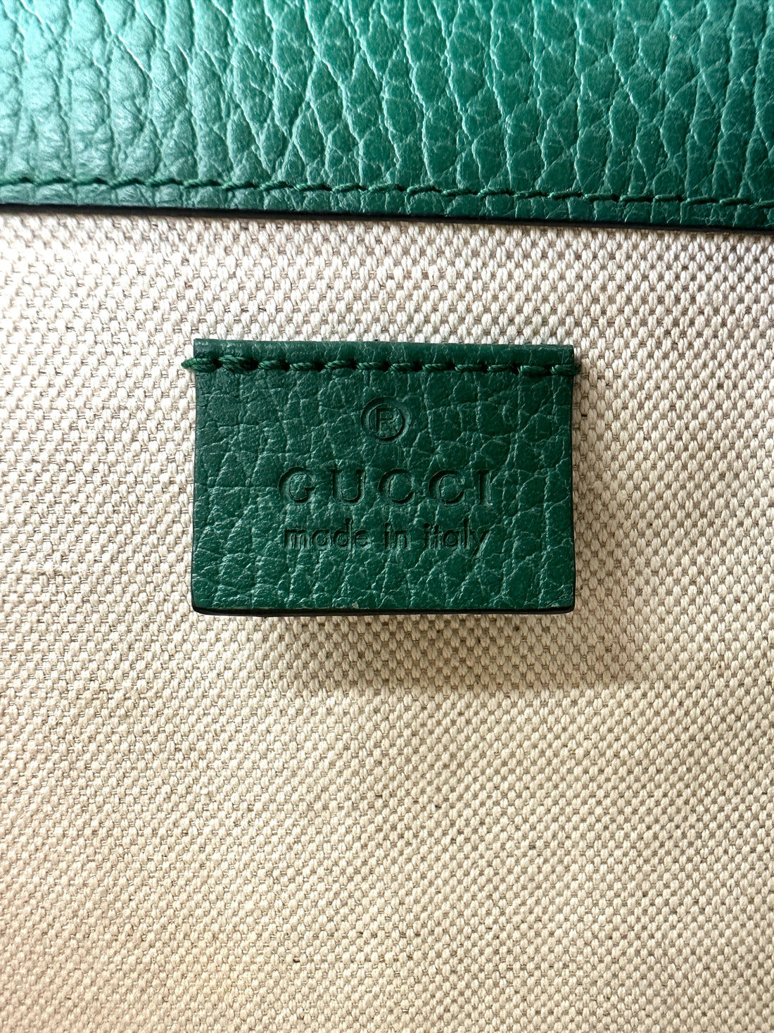 Gucci Dionysus Green Leather Medium Size Shoulder Bag GG983