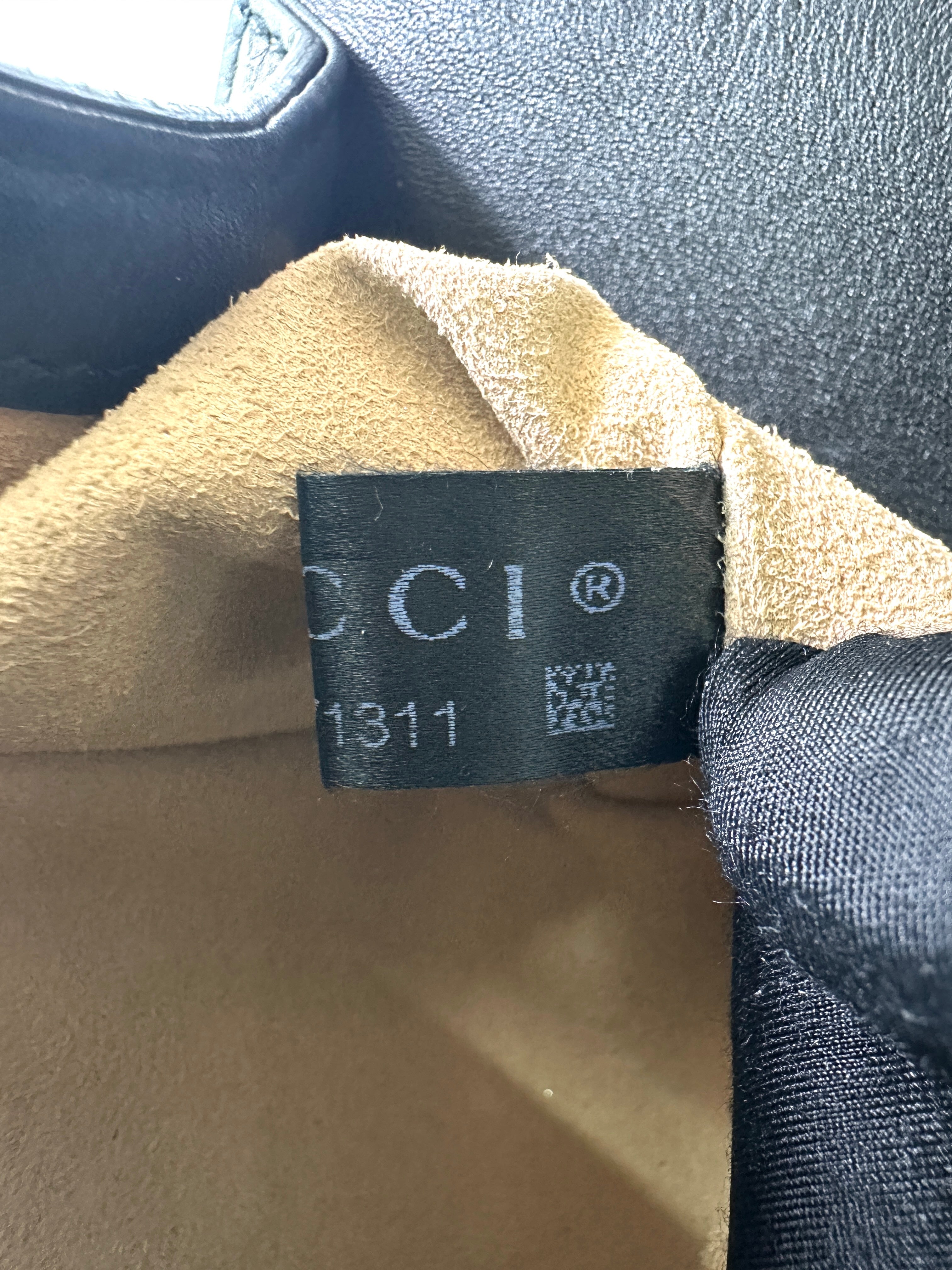 Gucci Padlock Bee Star GG Canvas Leather Shoulder Bag GG980