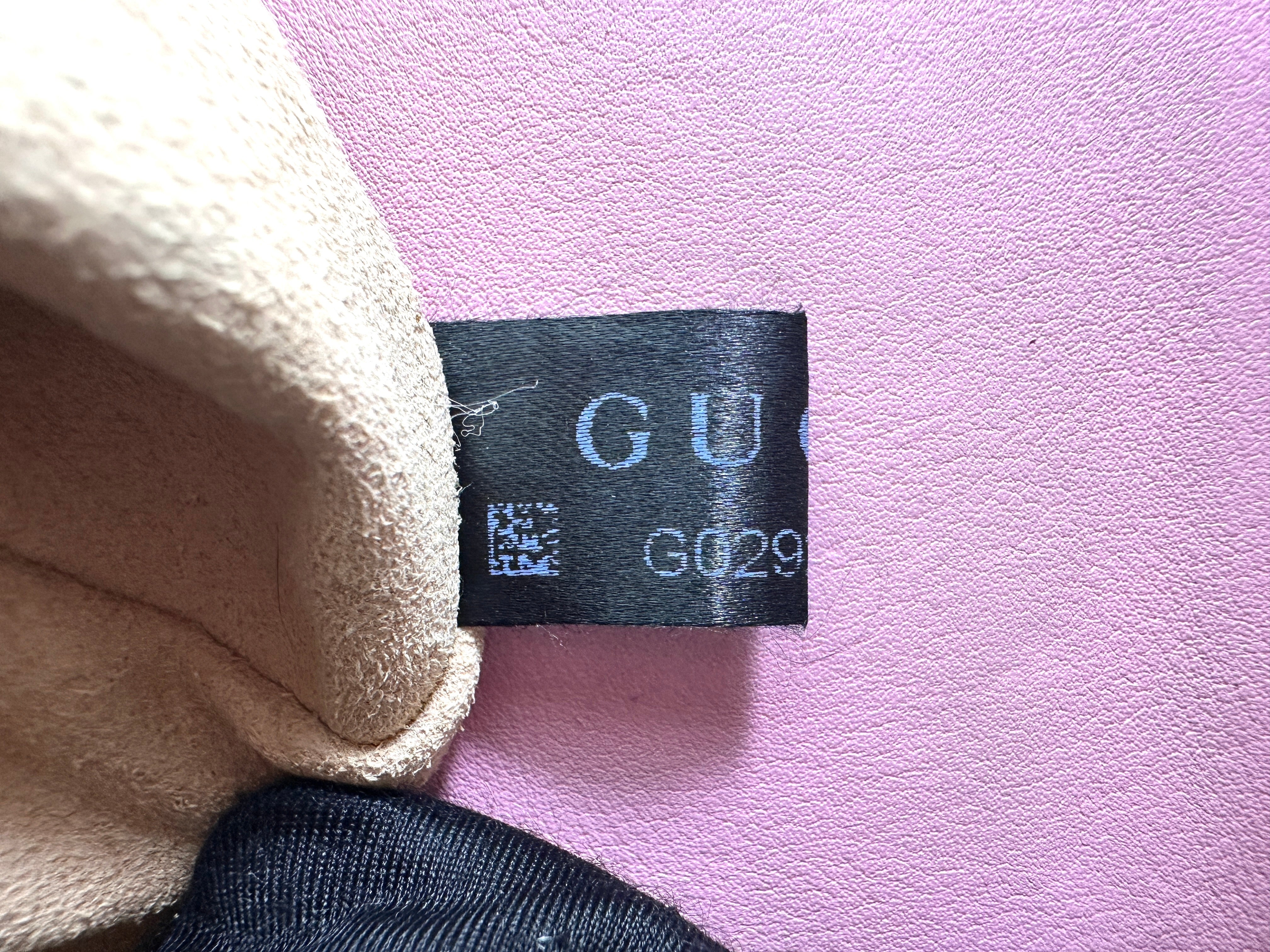 Gucci Padlock GG Supreme Monogram Strawberry Shoulder Bag GG977