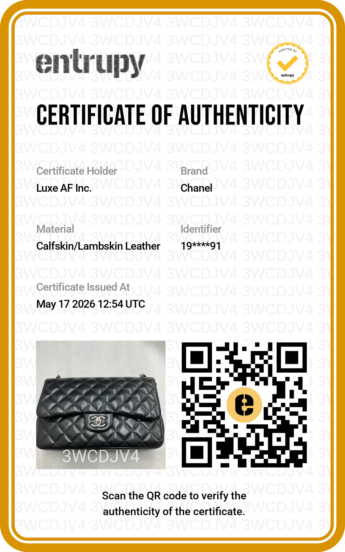 Chanel Classic Flap Black Quilted Lambskin Jumbo Shoulder Bag With Silver Buckle(19***91) CC1956