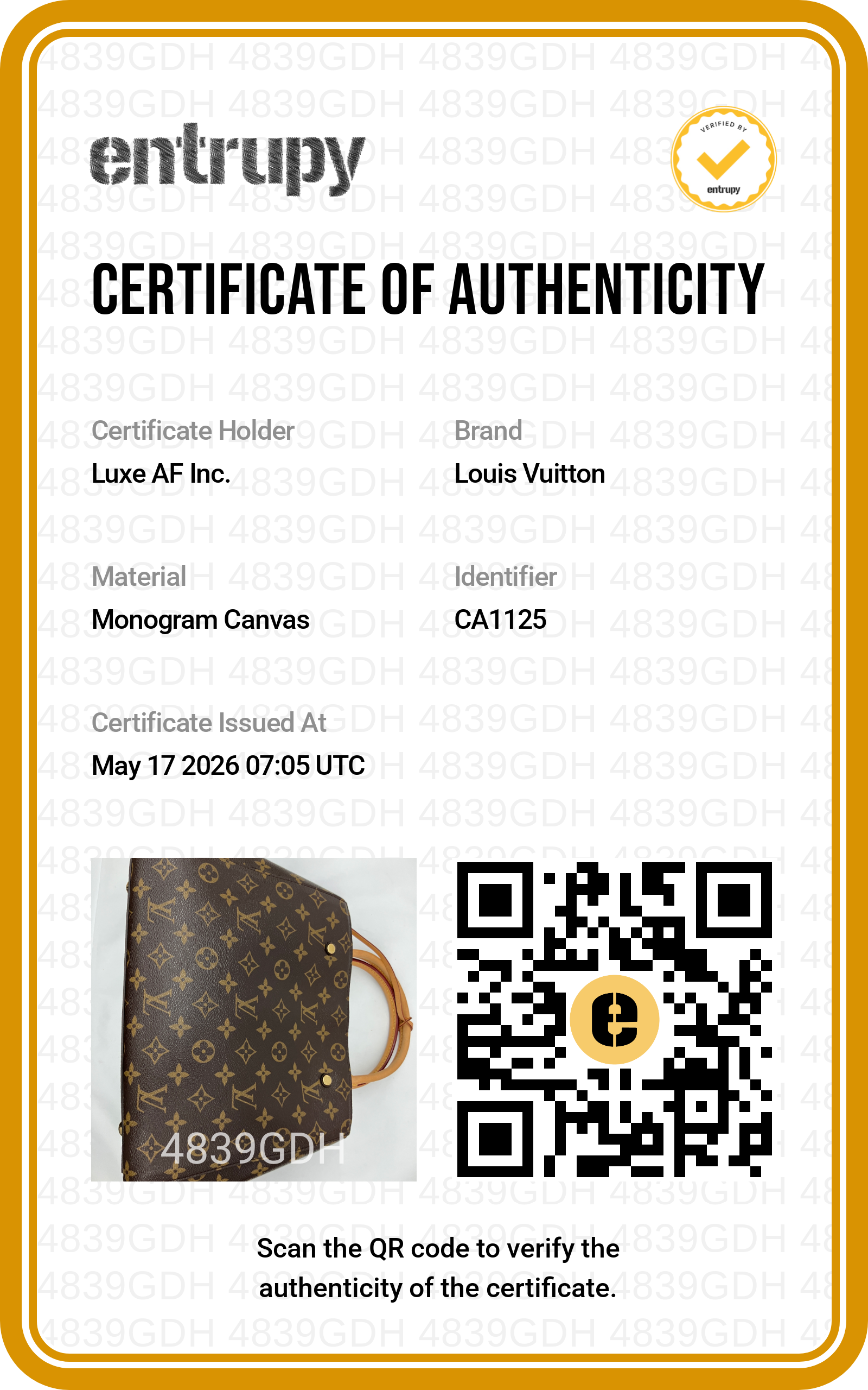 Louis Vuitton Montaigne MM Monogram Canvas Handle Bag LV2723