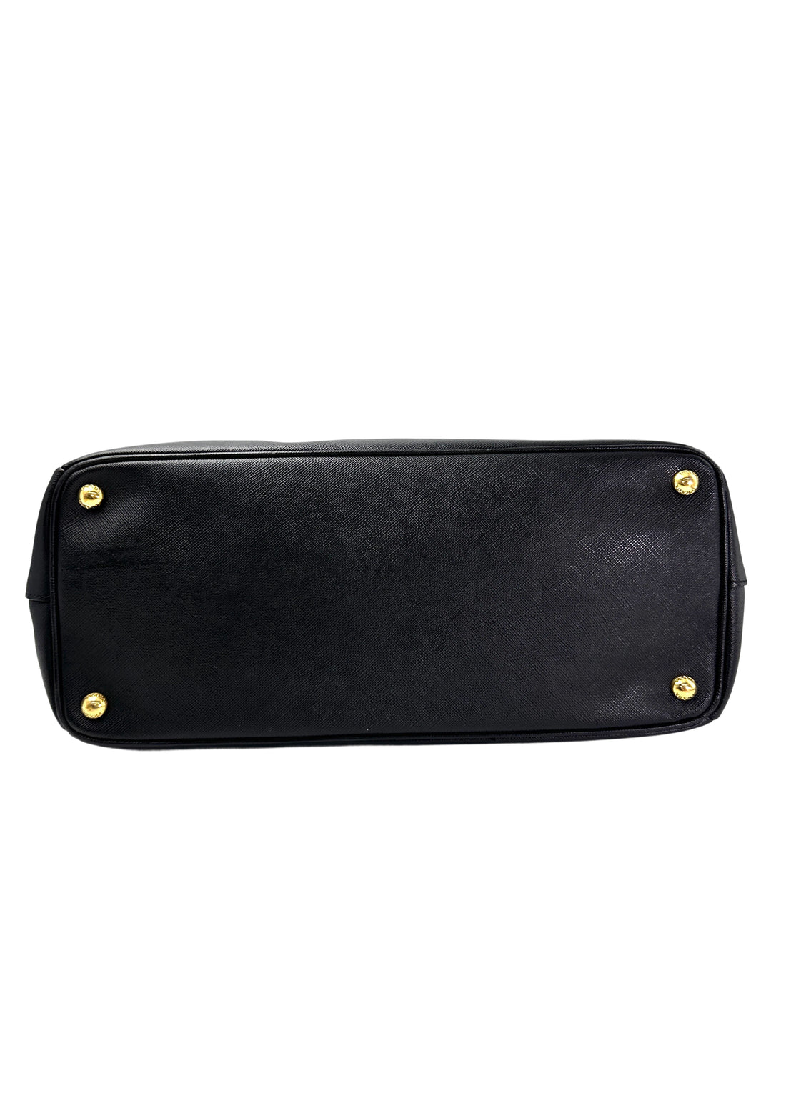 Prada Galleria Black Saffiano Leather Large Size Handle Bag PR334