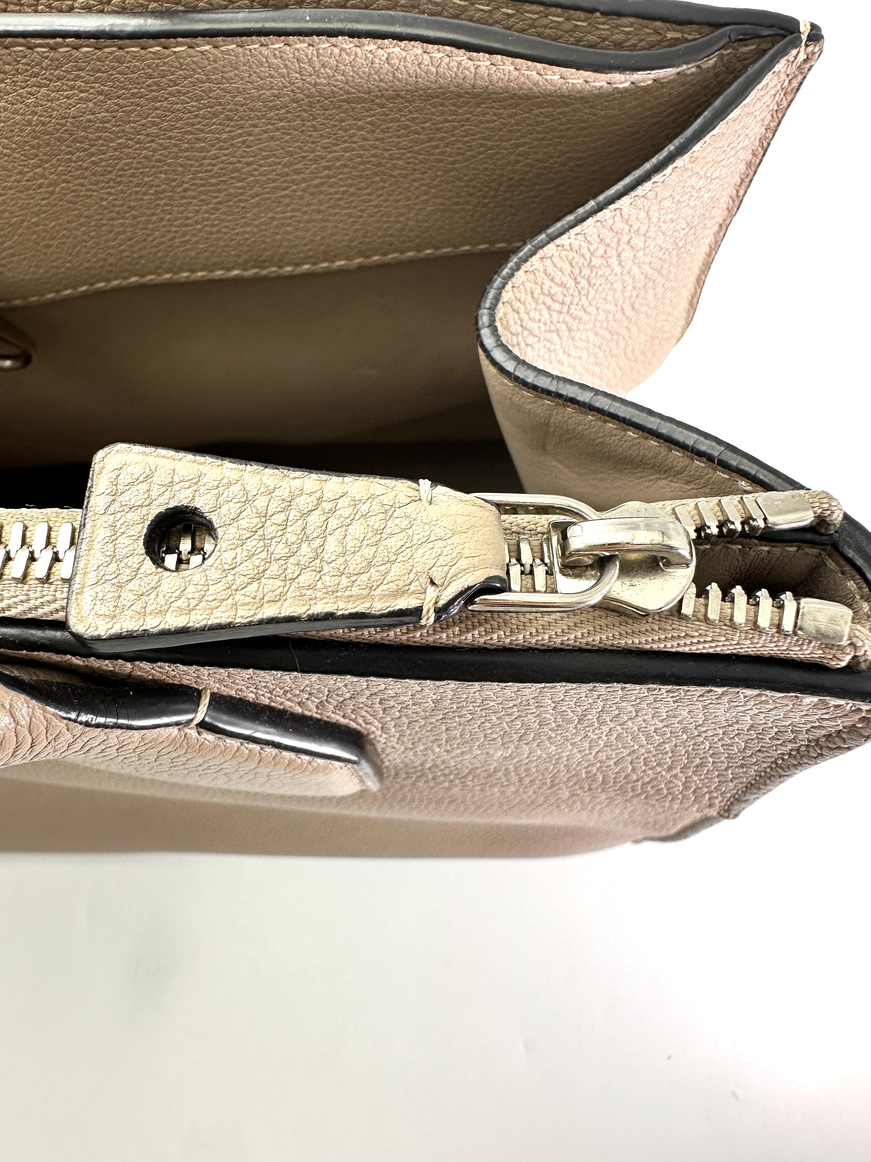 Louis Vuitton City Steamer Beige Grained Leather Handle Bag LV2731