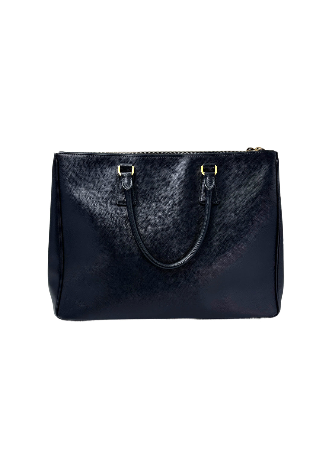 Prada Galleria Black Saffiano Leather Handle Bag PR332