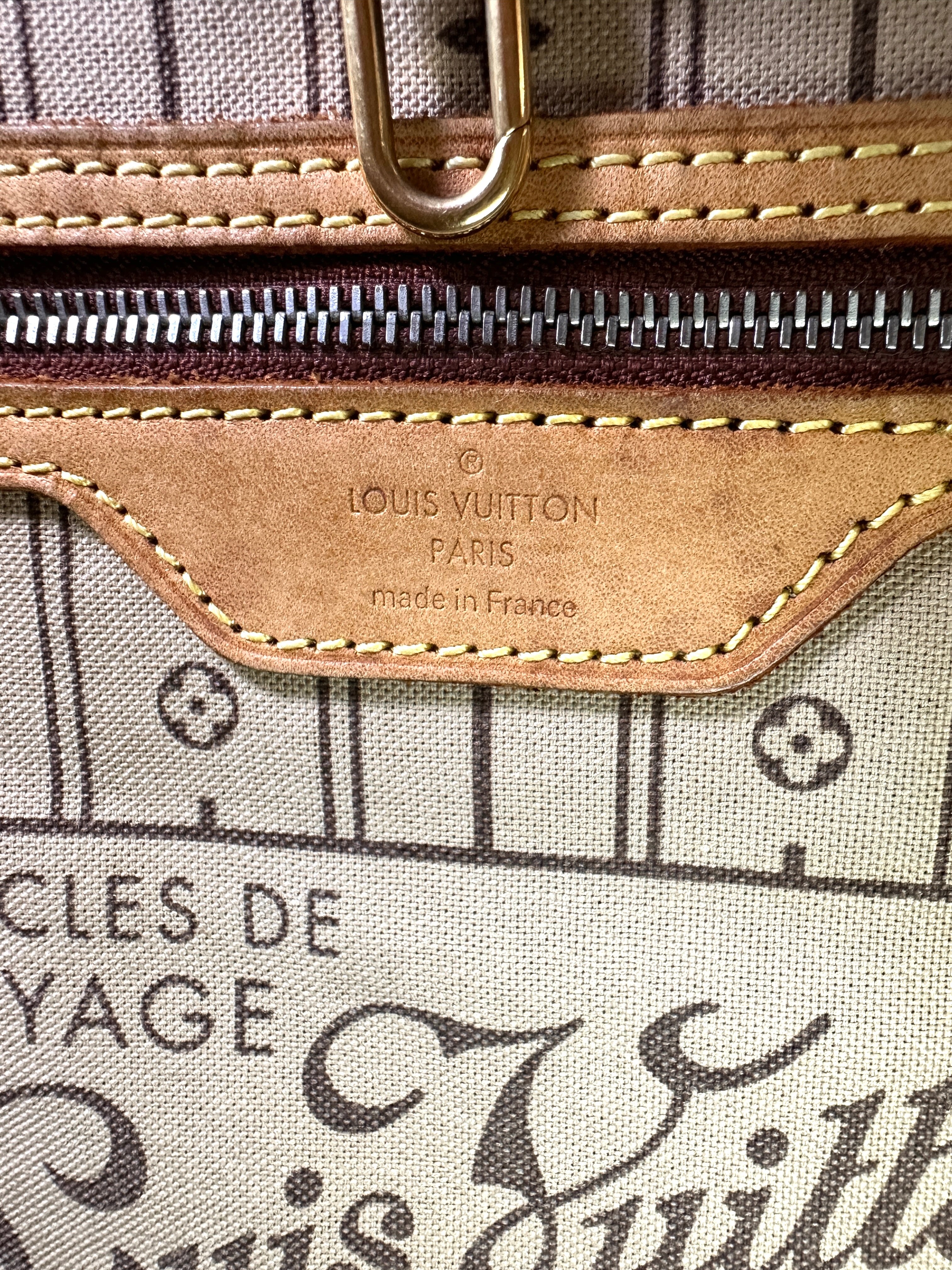 Louis Vuitton Neverfull Monogram Canvas Shoulder Bag LV2726