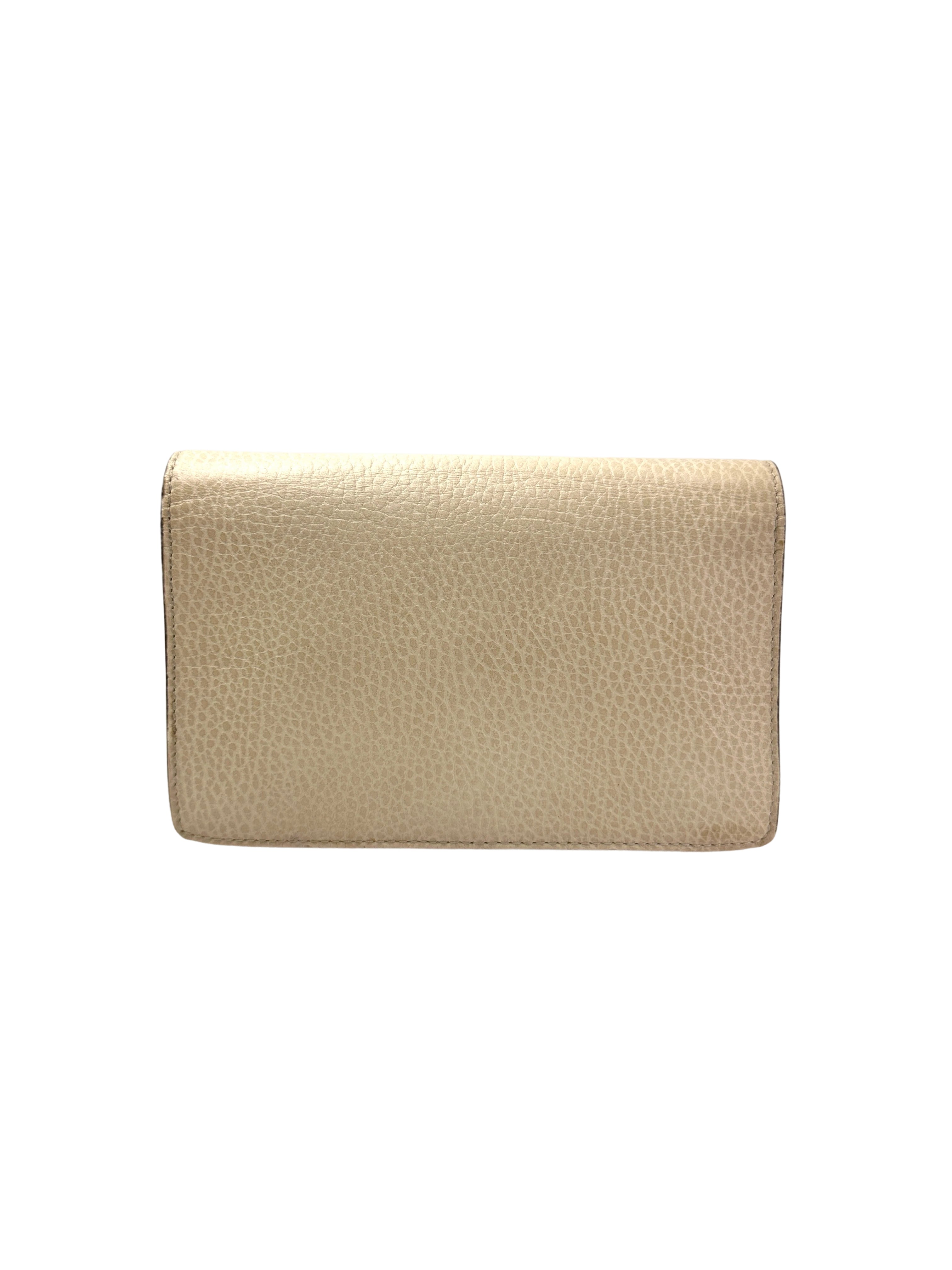 Gucci Dionysus White Leather Mini Shoulder Bag GG985