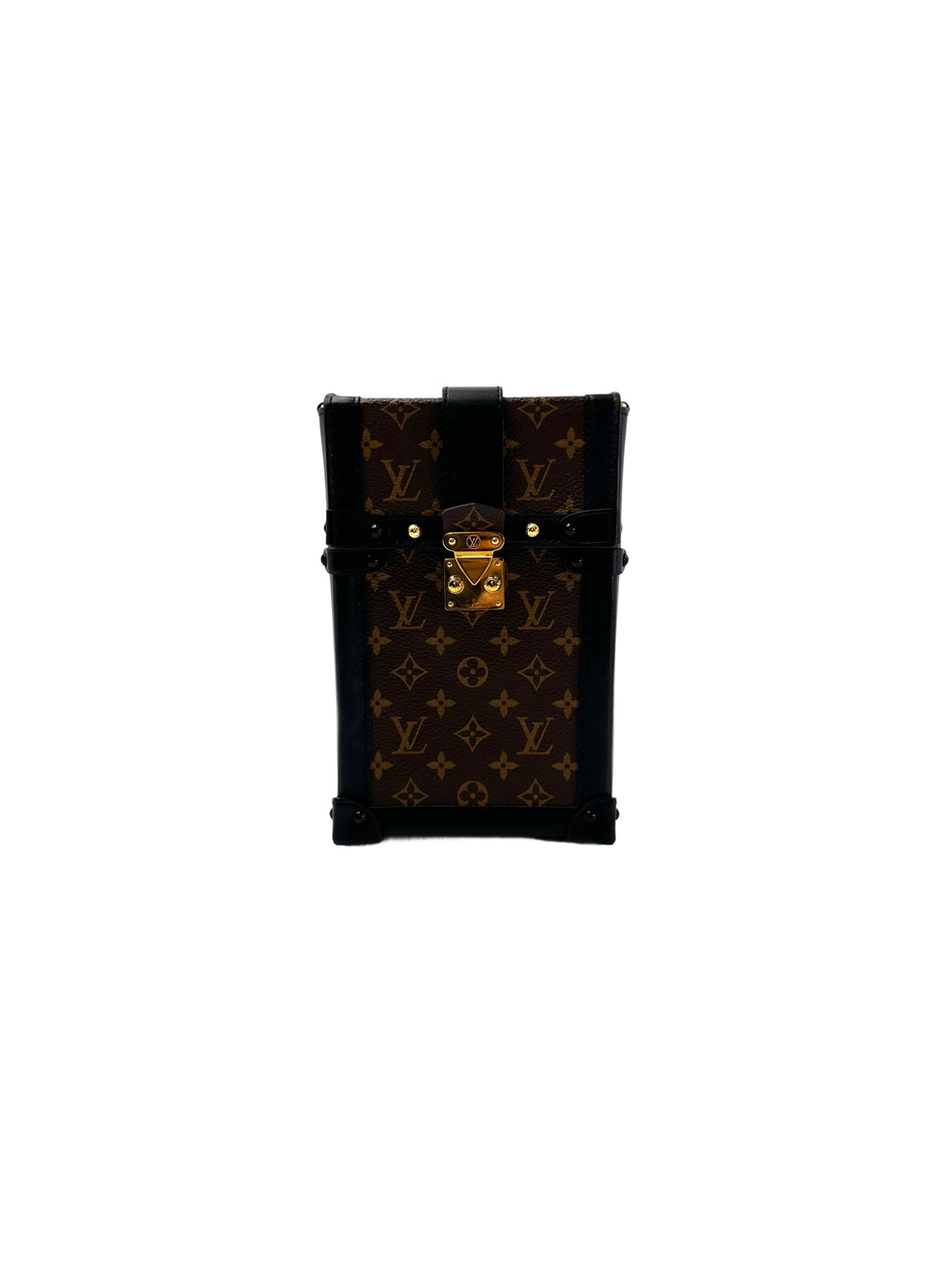 Louis Vuitton Trunk Vertical Monogram Canvas Shoulder Bag LV2728