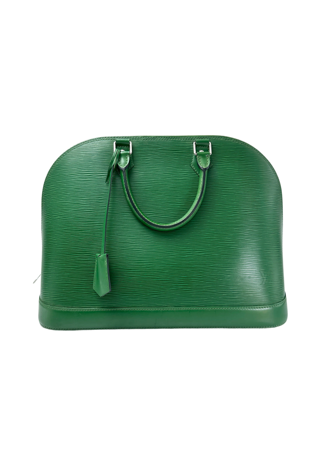 Louis Vuitton Alma Green Epi Leather Handle Bag LV2733