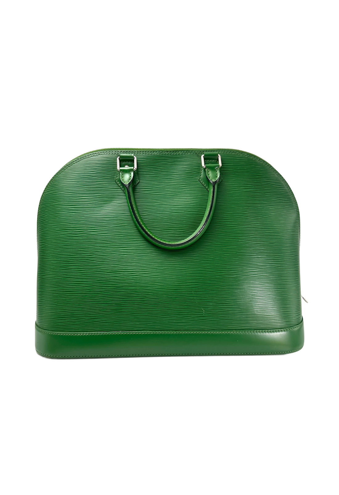 Louis Vuitton Alma Green Epi Leather Handle Bag LV2733