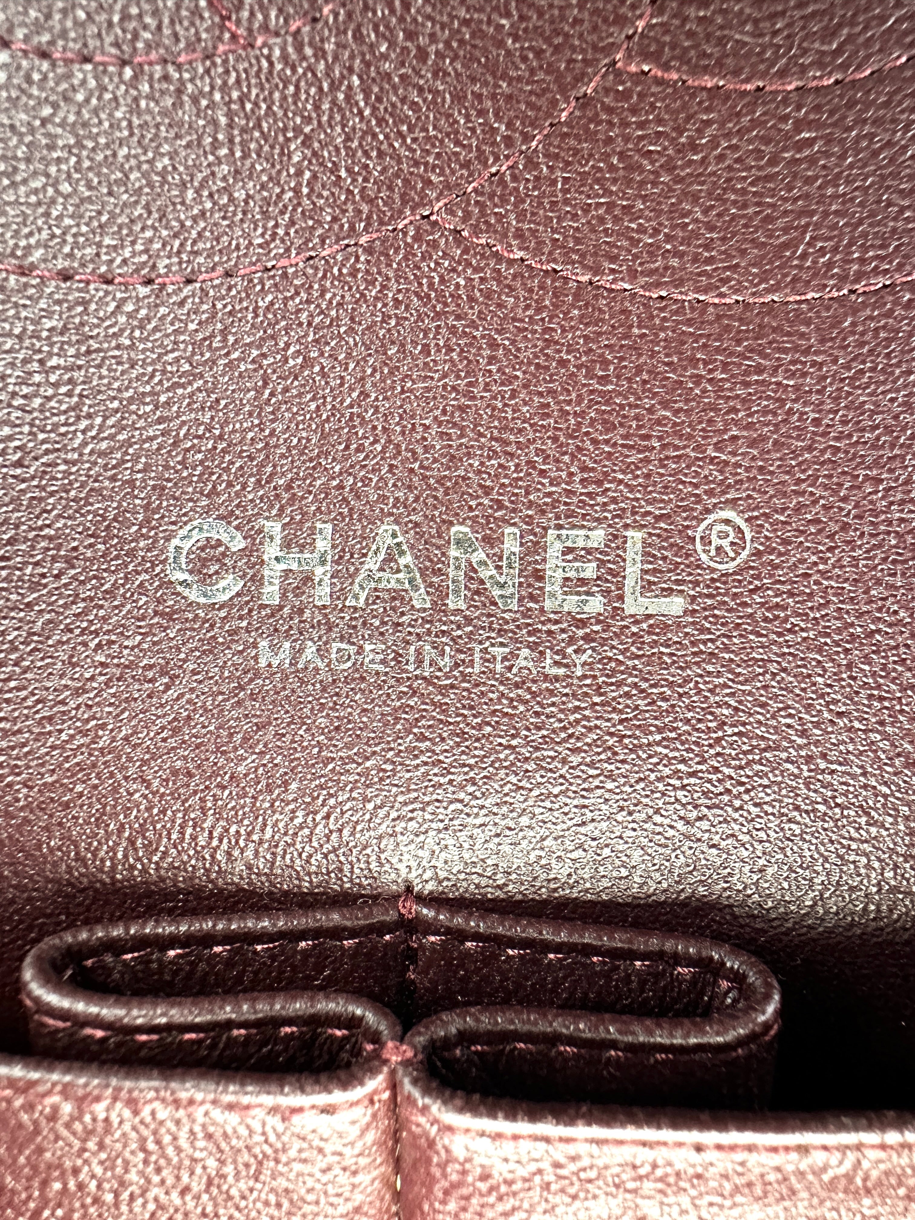 Chanel Classic Flap Black Quilted Lambskin Jumbo Shoulder Bag With Silver Buckle(19***91) CC1956