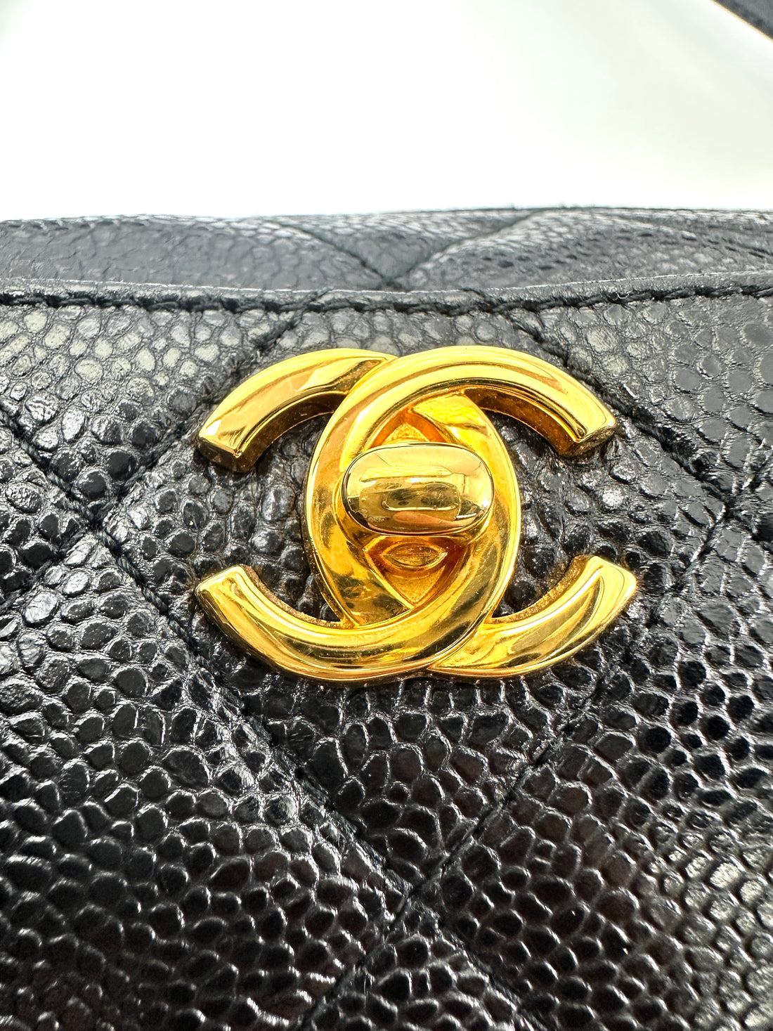 Chanel Black Quilted Leather Camera Bag(42***10) IRIS220