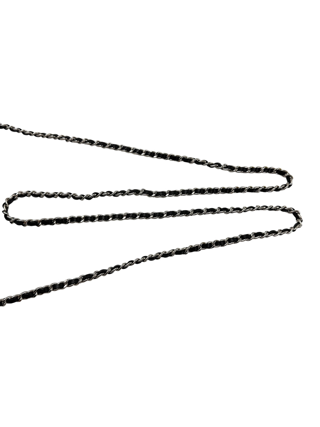 Chanel Black Quilted Patent Leather Wallet On Chain With Silver Buckle(20***91) CC1959