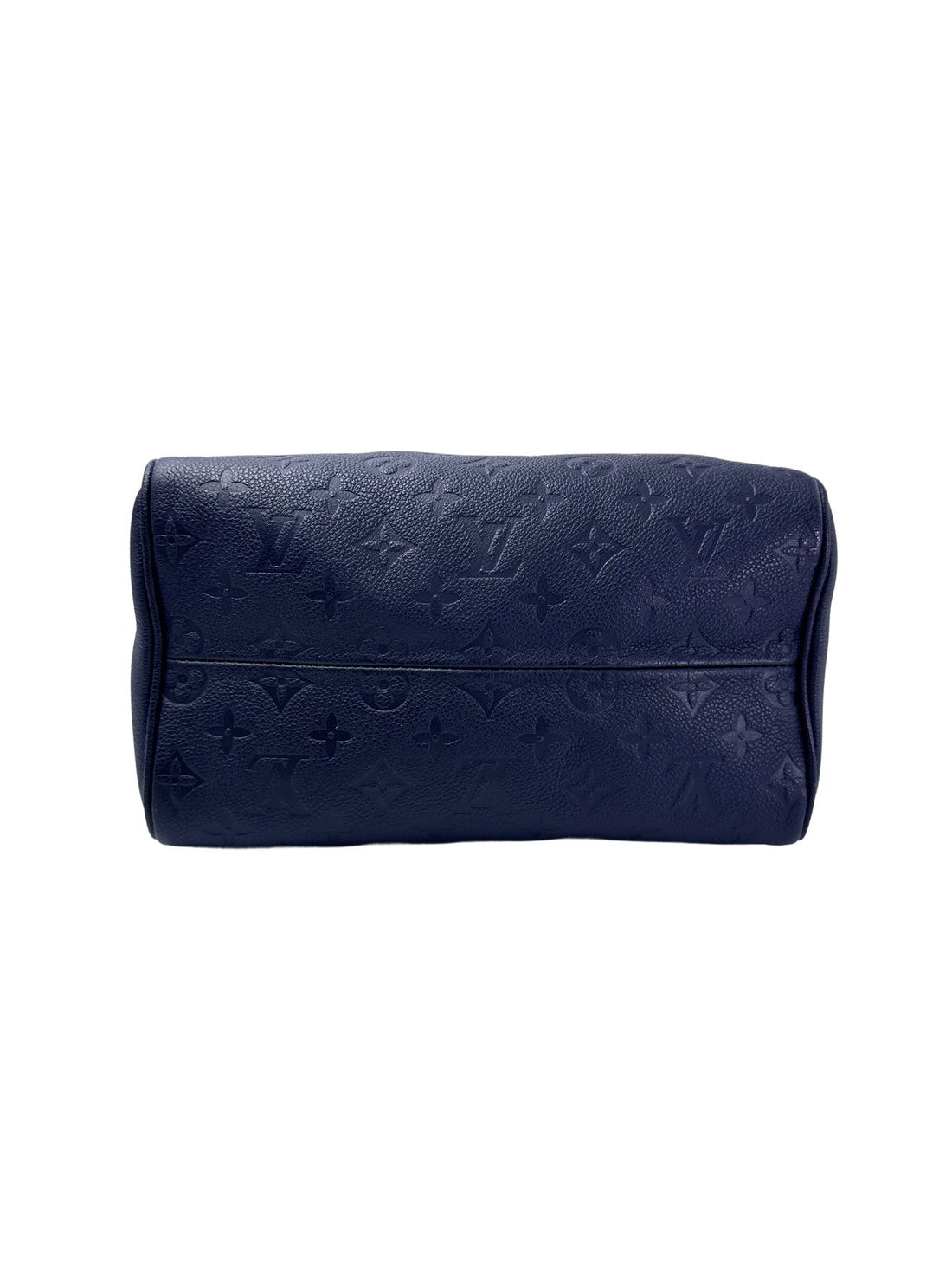 Louis Vuitton Speedy25 Navy Monogram Empreinte Leather Handle Bag LV2734