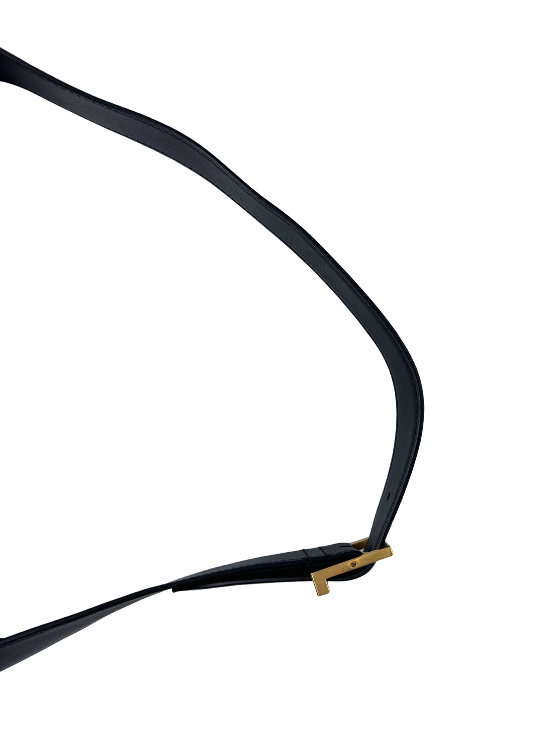 Saint Laurent Black Leather Hobo Bag SLC