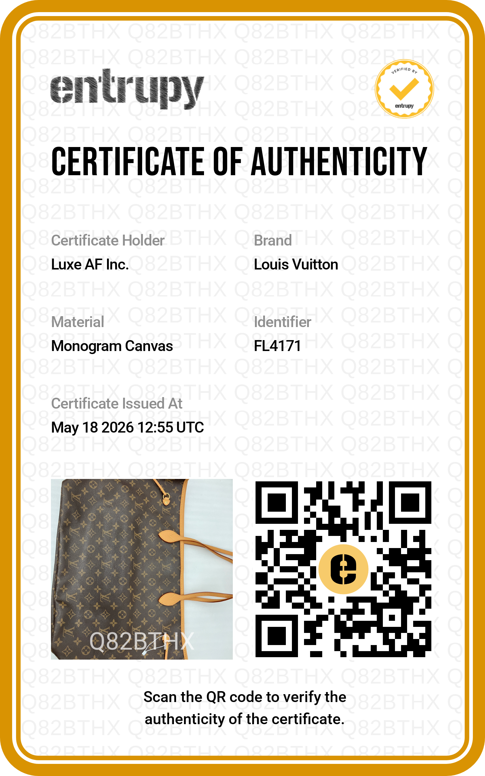 Louis Vuitton Neverfull GM Monogram Canvas Shoulder Bag LV2739