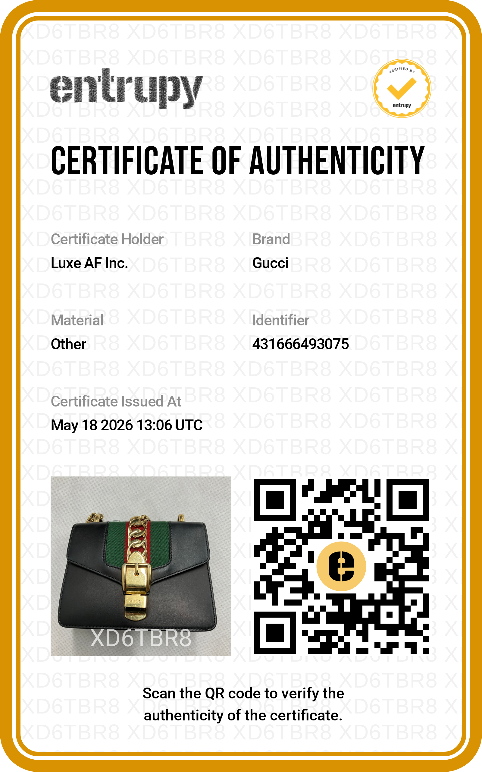 Gucci Sylvie Black Leather Small Size Shoulder Bag GG990