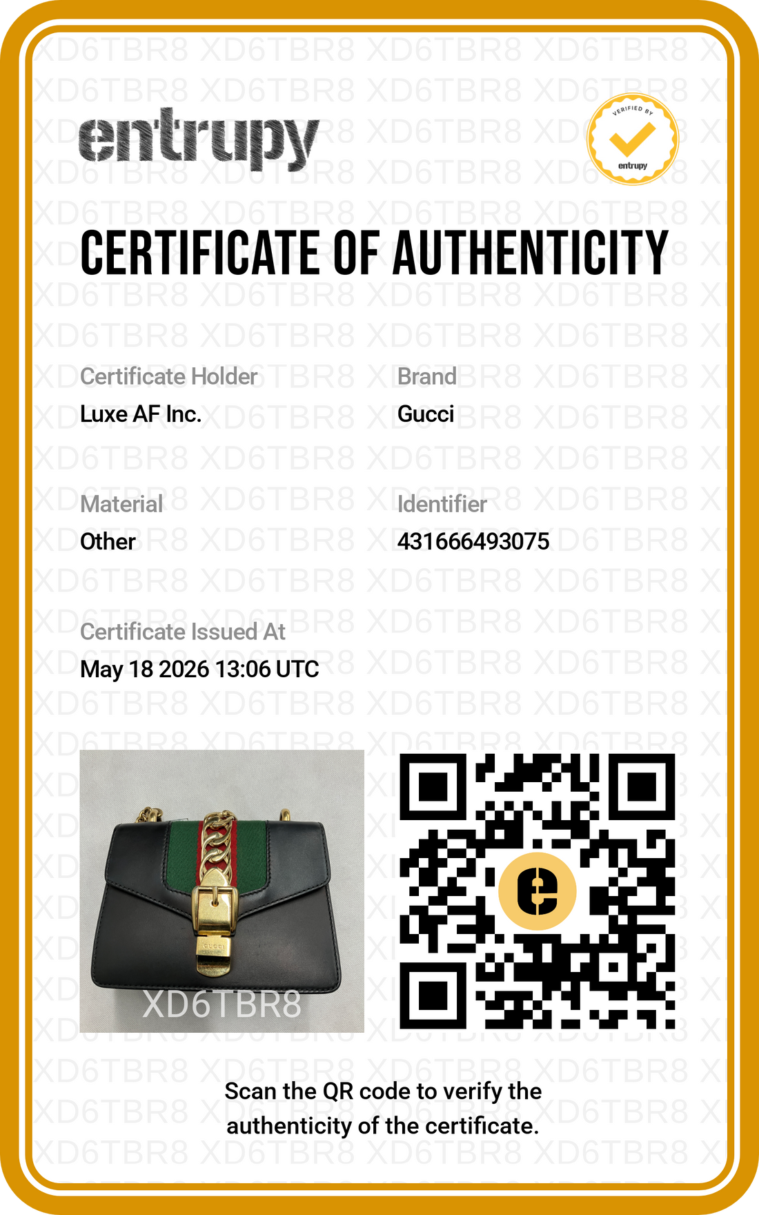 Gucci Sylvie Black Leather Small Size Shoulder Bag GG990