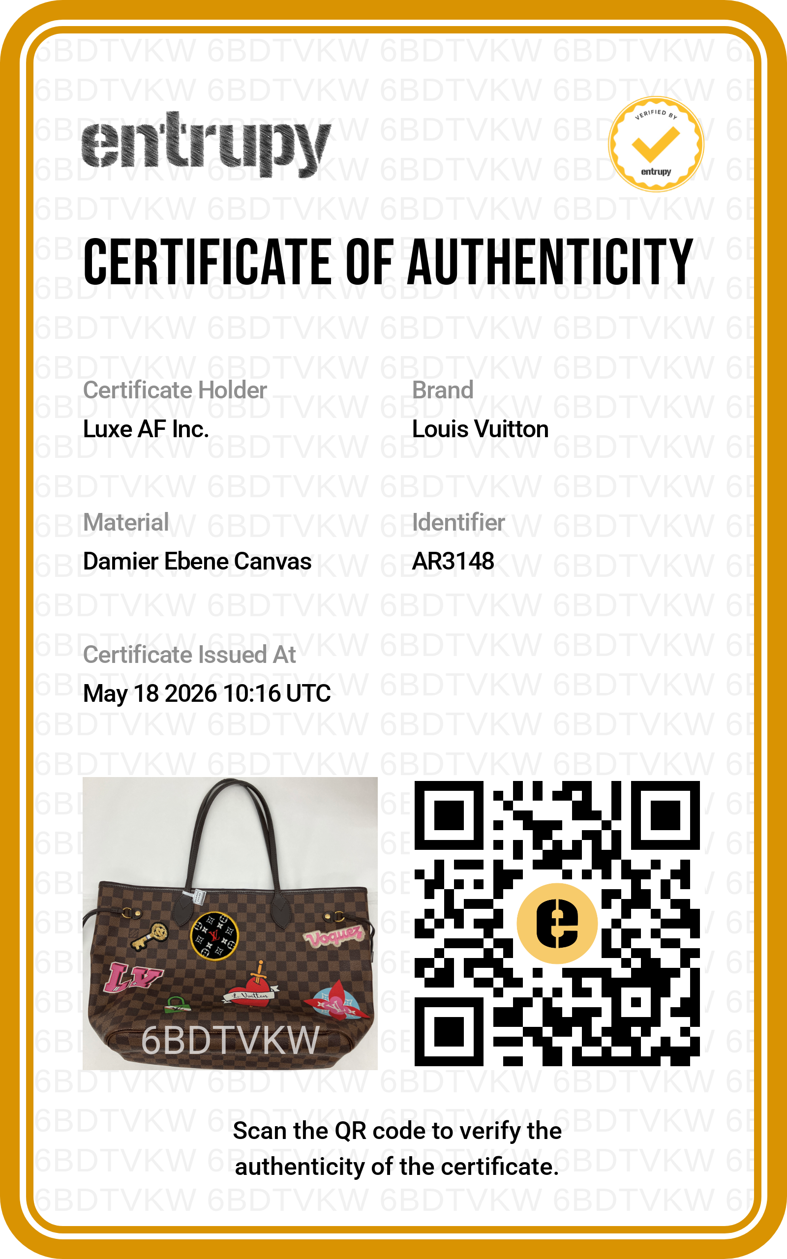 Louis Vuitton Neverfull MM LV Stories Damier Ebene Handle Bag LV2828