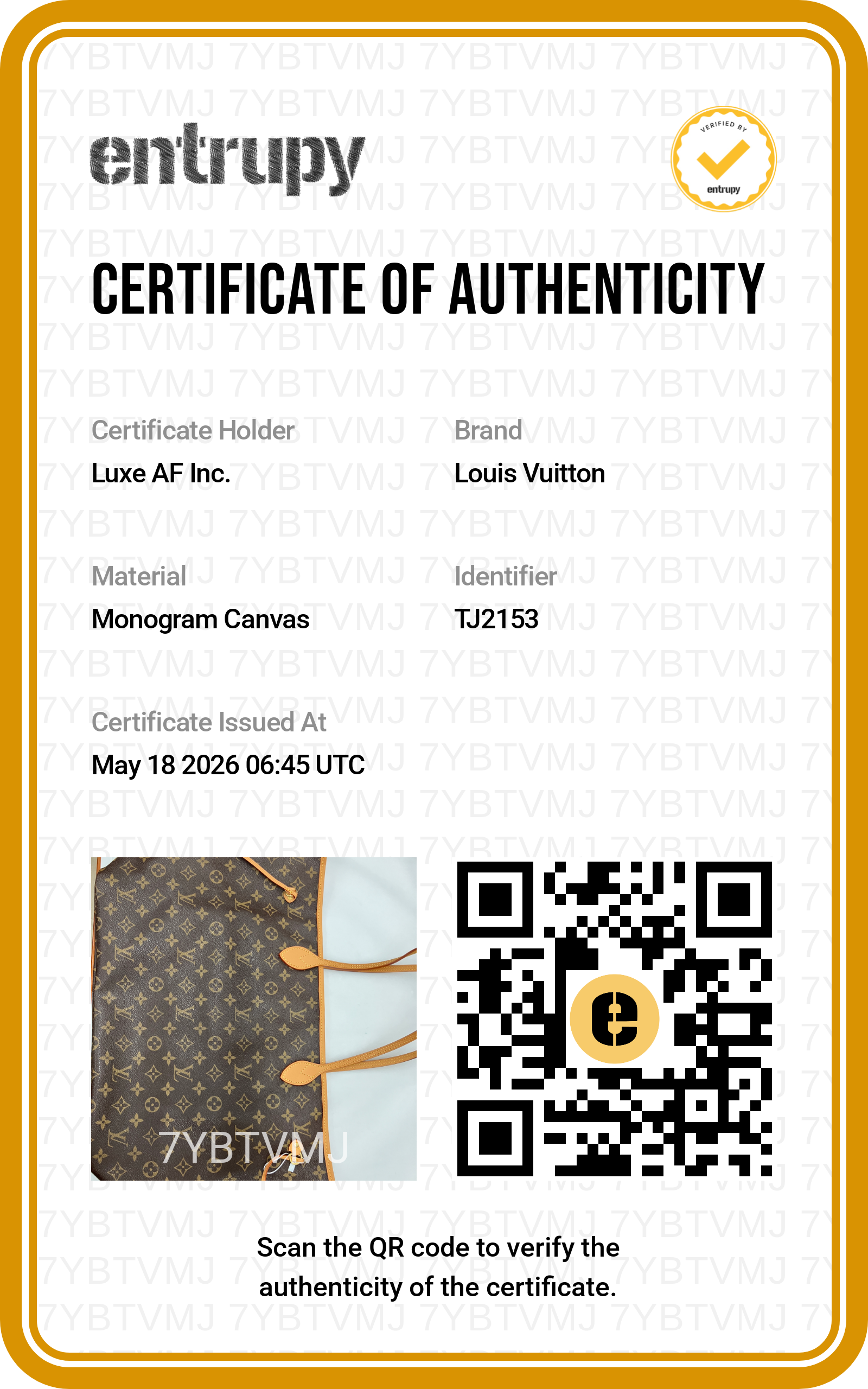 Louis Vuitton Neverfull GM Monogram Canvas Shoulder Bag LV2738